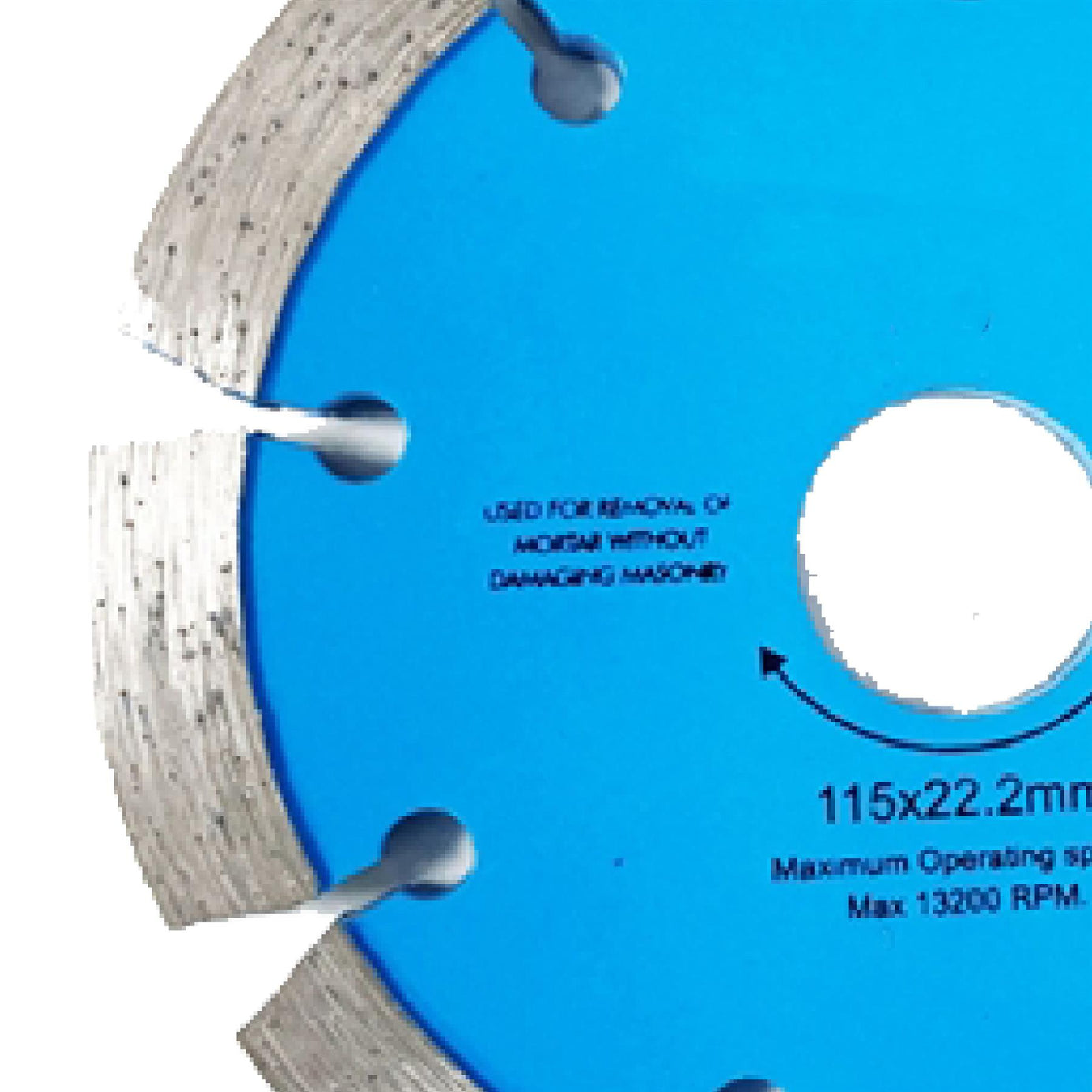 Diamond Rake Disc 115x8mm. 8mm Mortar Removal Tool Mortar Raking Disc Blade