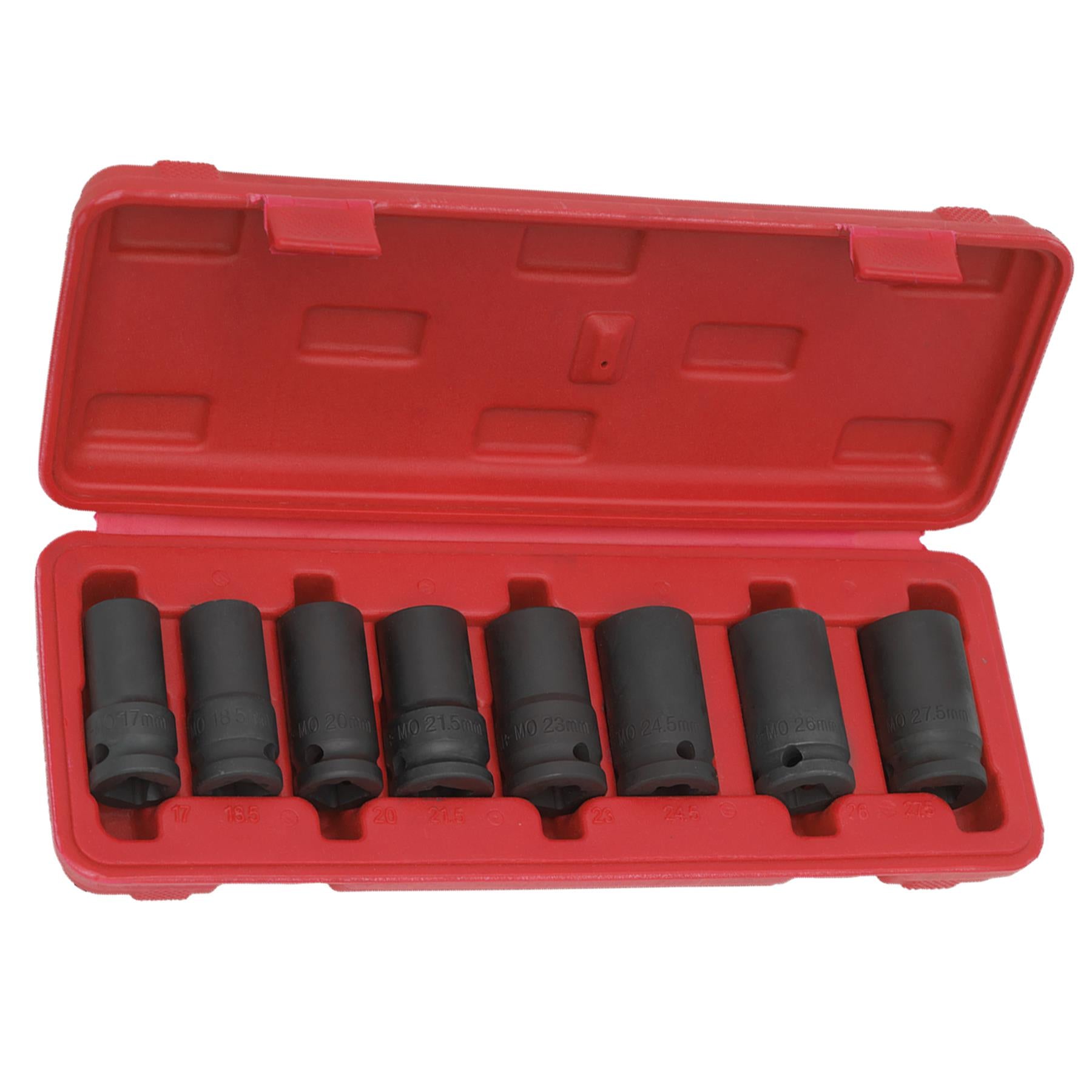 Sealey Locking Wheel Nut Removal Set 8pc 1/2"Sq Drive