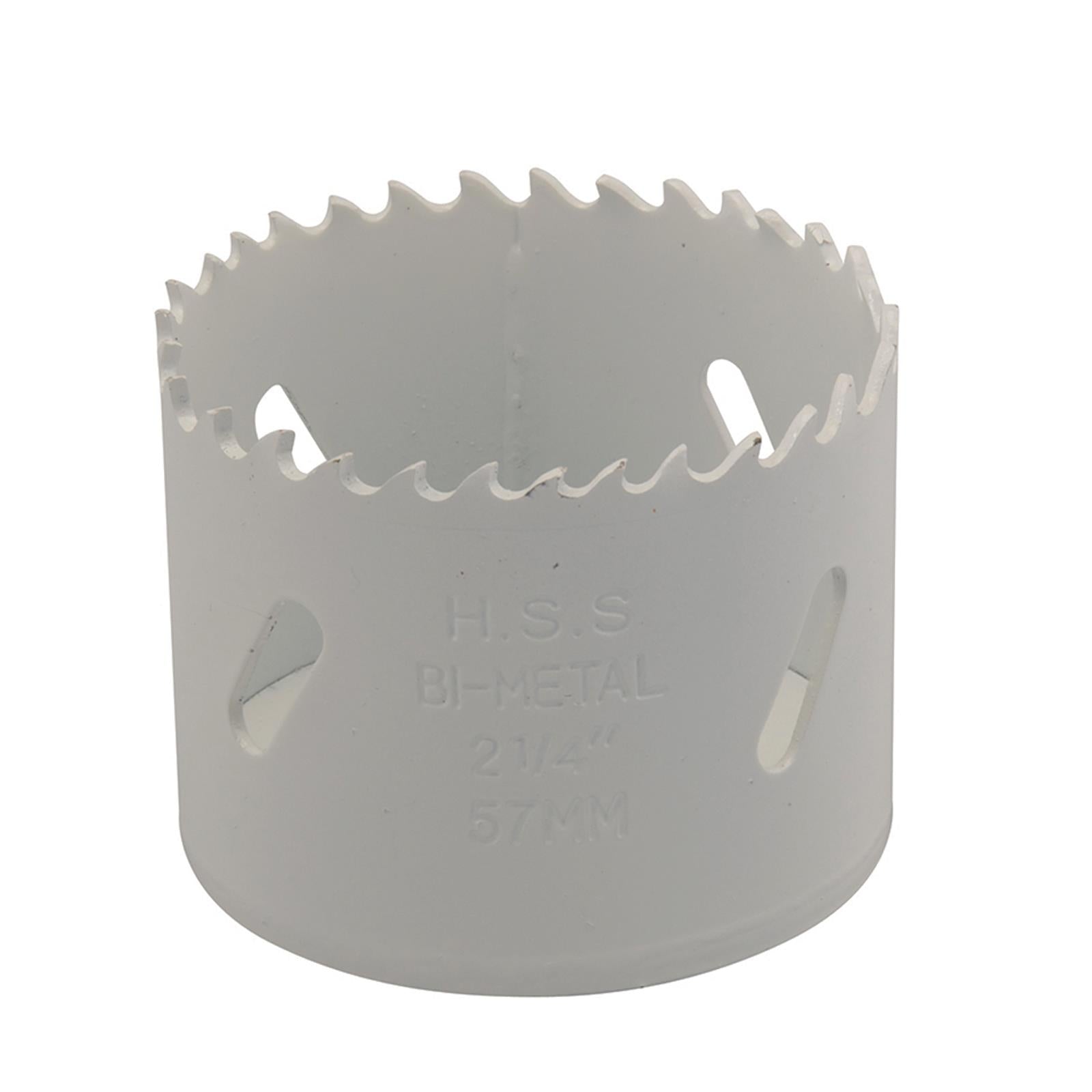 Arbor Included HoleSaw Sets HSS Bi Metal Hole saws Metal Wood Plastic 57mm