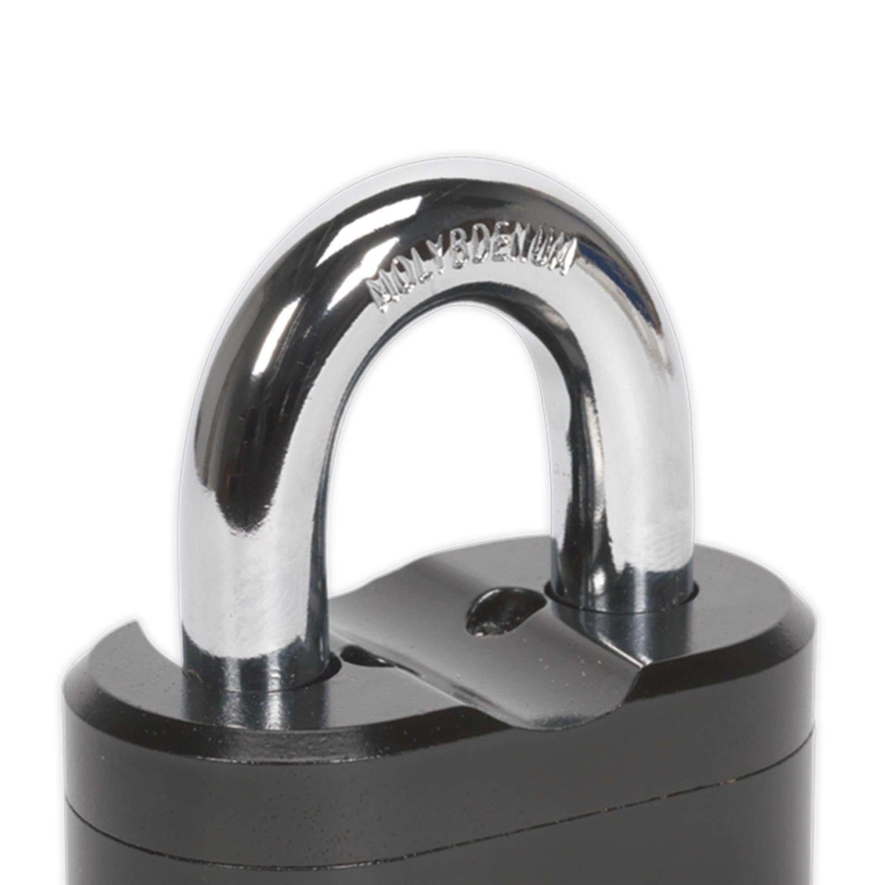 Sealey Steel Body Combination Padlock 62mm
