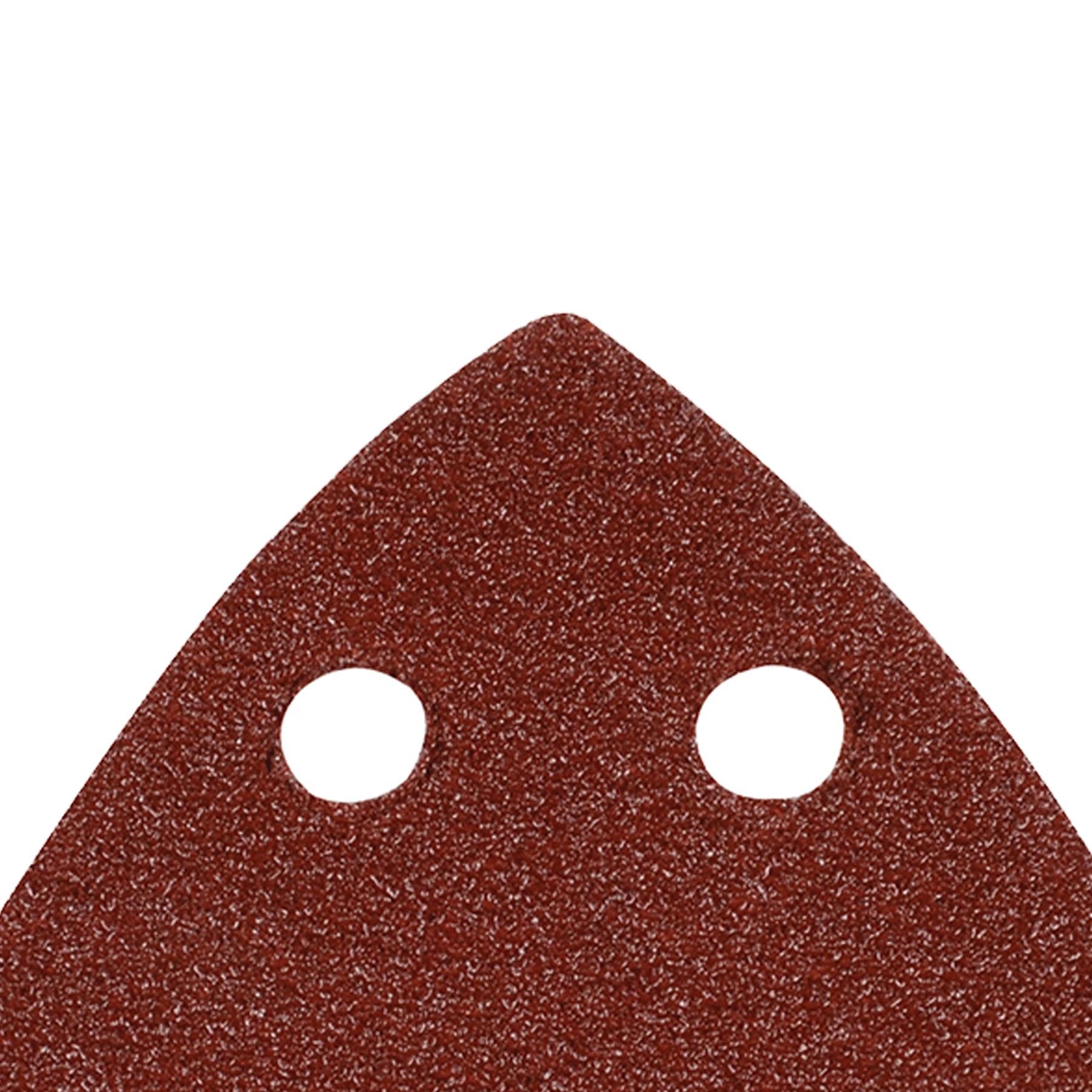 10-Triangle Aluminium Oxide Assorted Sanding Sheets 90mm-grit 80