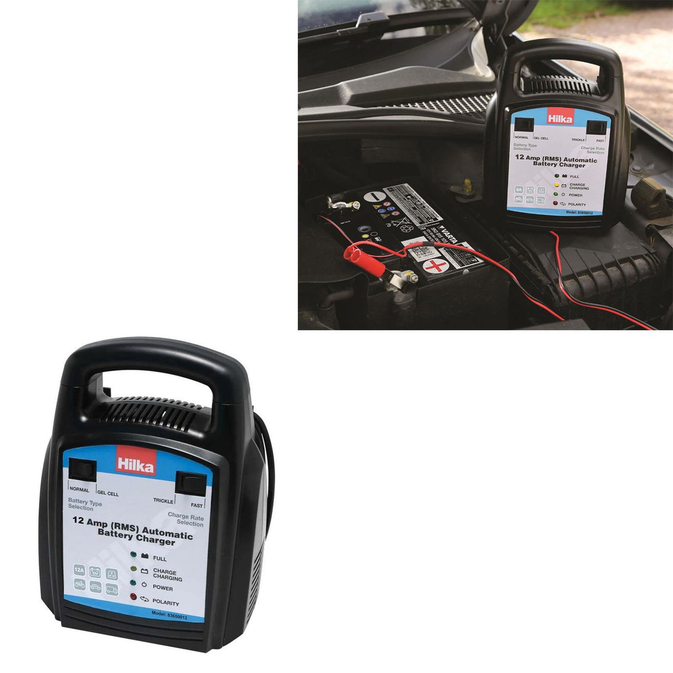 12 Amp Car Automatic Battery Charger 12V