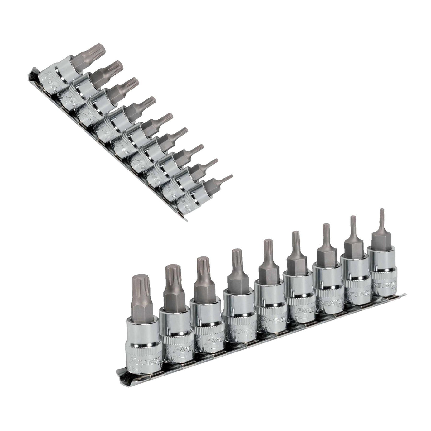 TRX-P* Socket Bit Set 9pc 3/8"Sq Drive 50mm. AK6222. Sealey