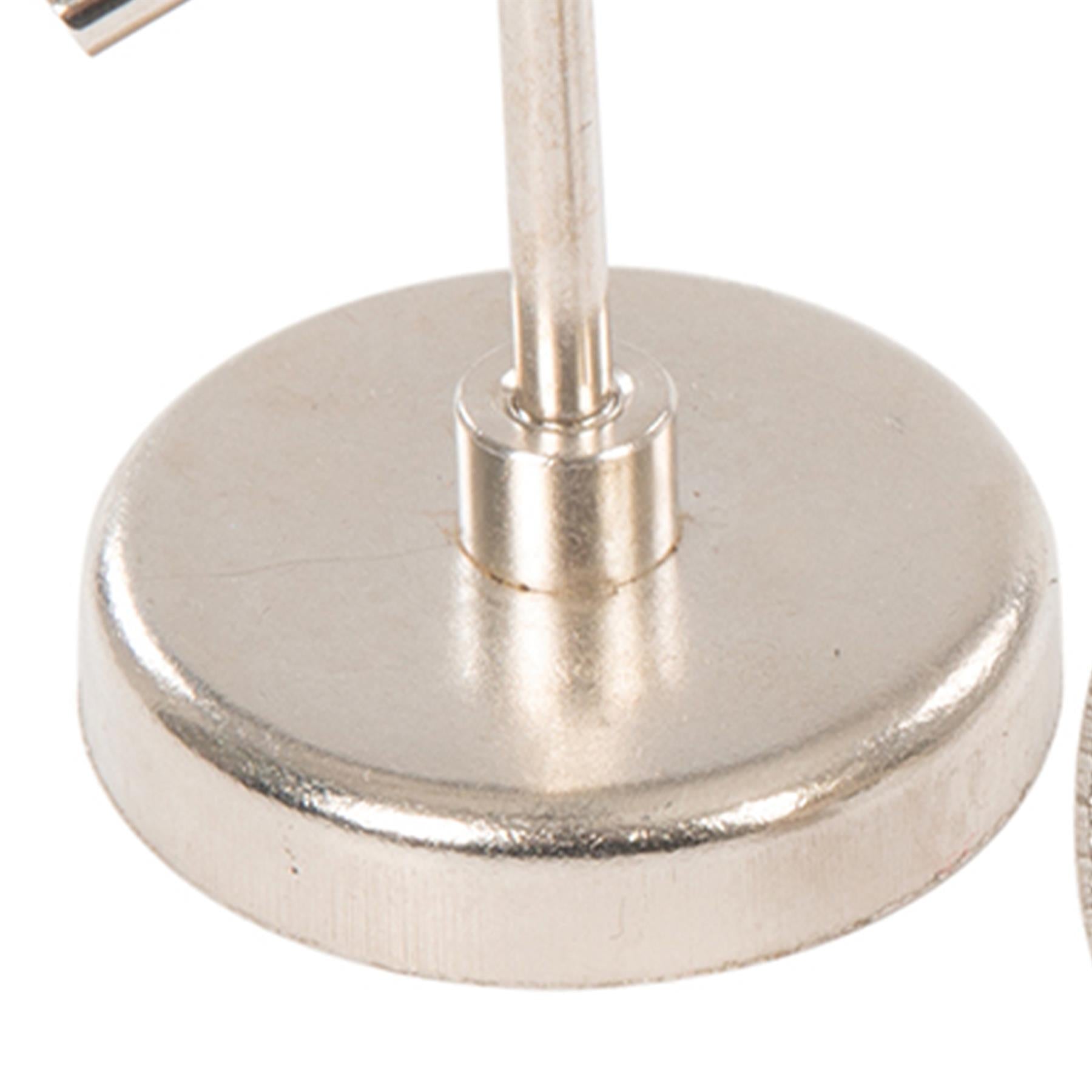 2Pk Magnetic Hooks - 35mm Handy Storage Hanging Fridge Office Board Carbon Steel