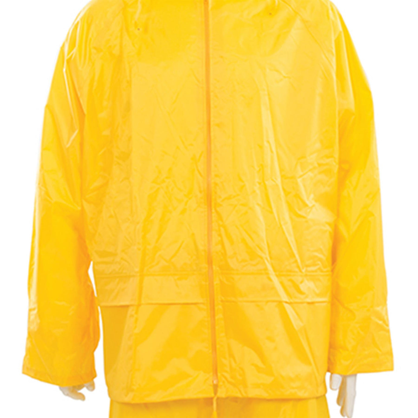 2Pce Rain Suit Yellow XL 76cm - 134cm (30 - 53") Includes Hood With Neck Cord