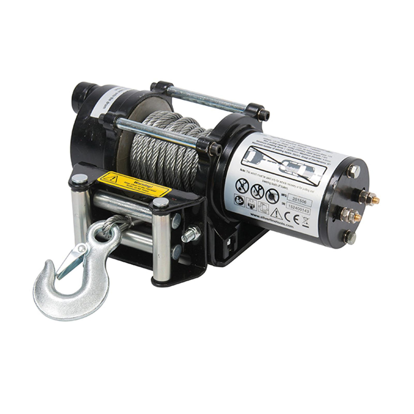 12V Electric Winch 2000Lb Vehicle-Mounted Professional Work Tool DIY