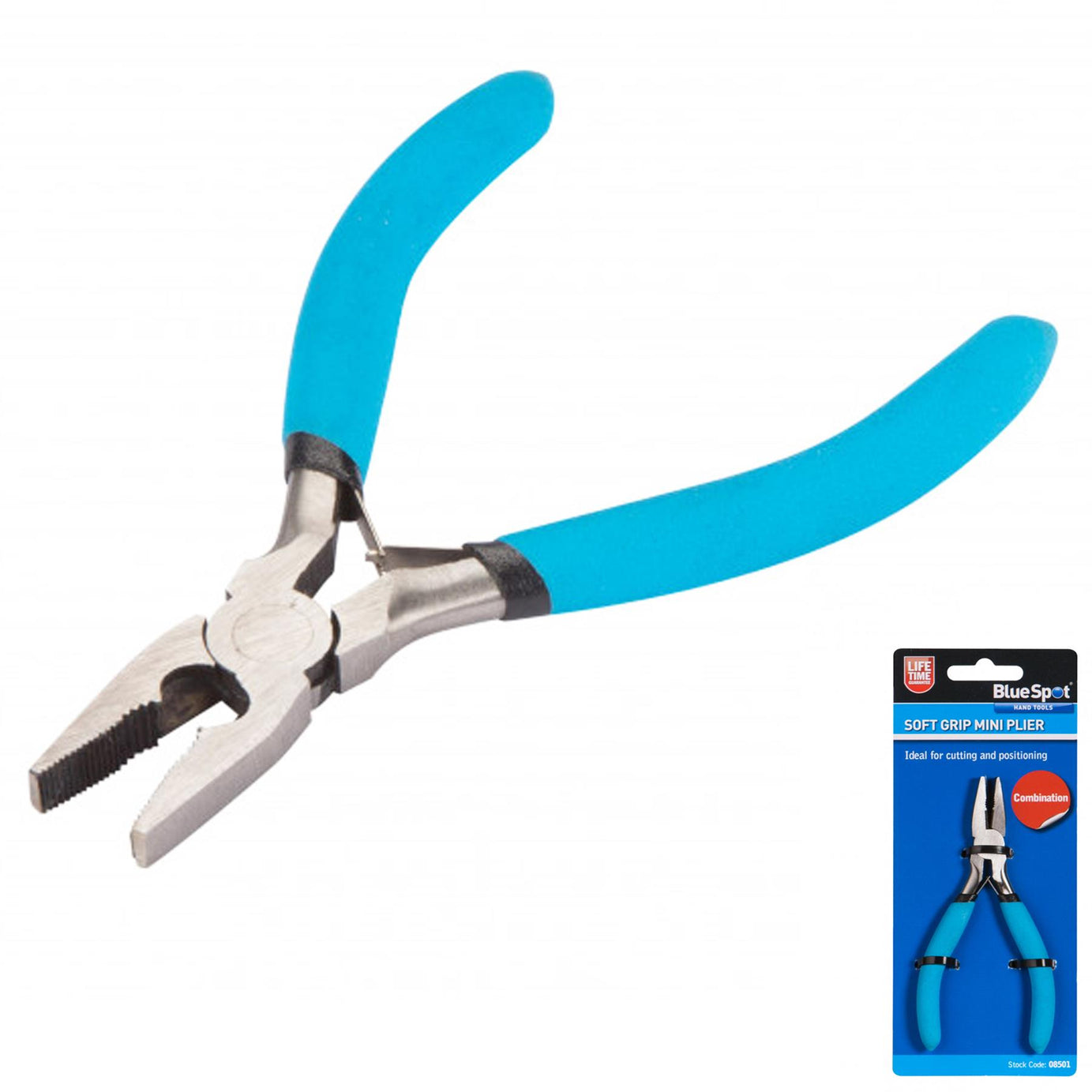 BlueSpot Soft Grip Mini Combination Plier Precision Jewelery