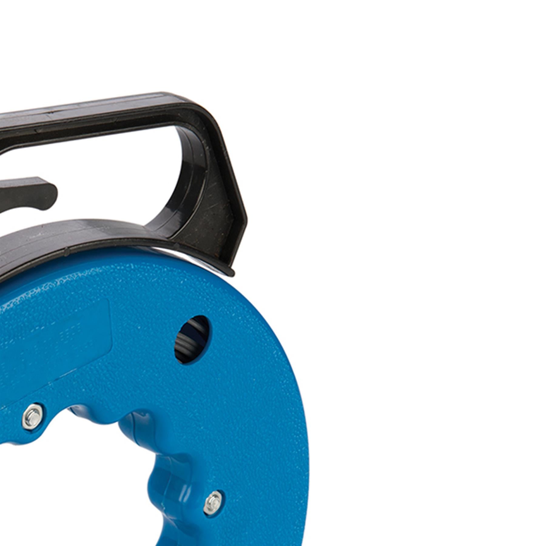 15M Fish Tape Cable Access Electrical Smooth Reeling, Sprung-Steel Fish Tape