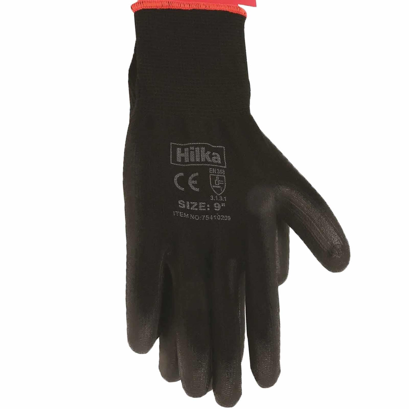 Black PU Work Gloves
