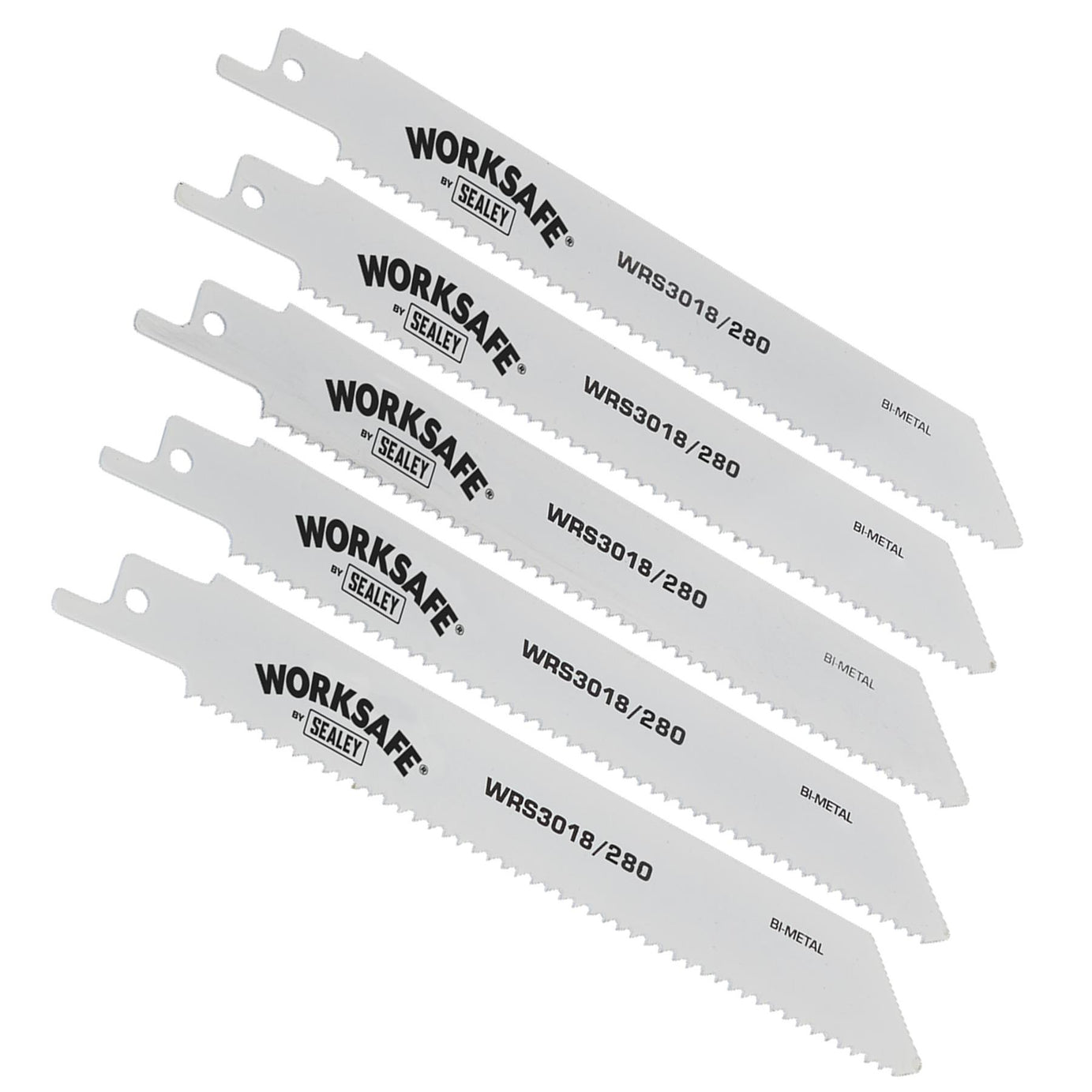 Reciprocating Saw Blade 280mm 10tpi - Pack of 5 Sealey