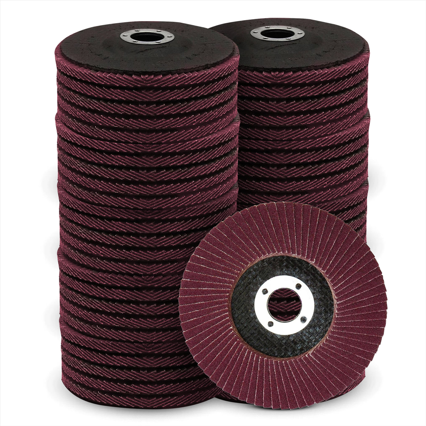 115mm 4.5'' 60 Grit 50 PCAngle Grinder Aluminium Oxide FLAP DISCS Grinding Wheel