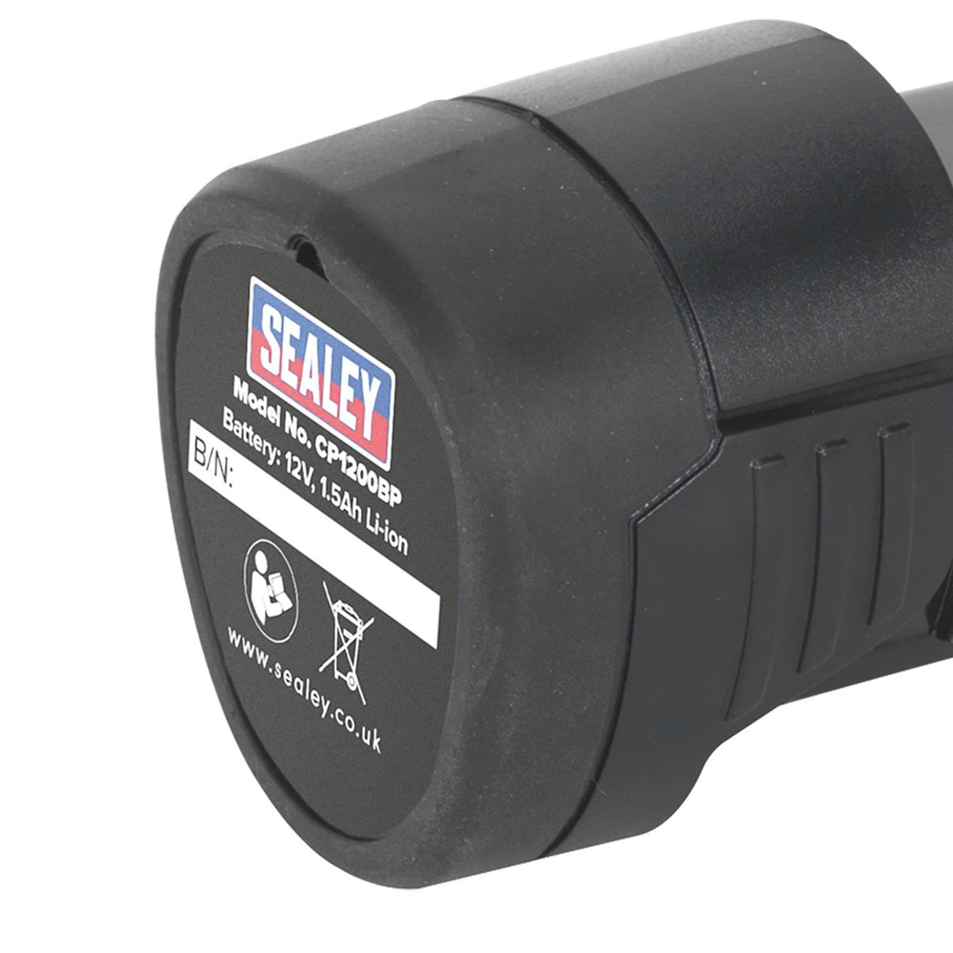 Sealey Cordless Power Tool Battery 12V 1.5Ah Lithium-ion Rechargeable