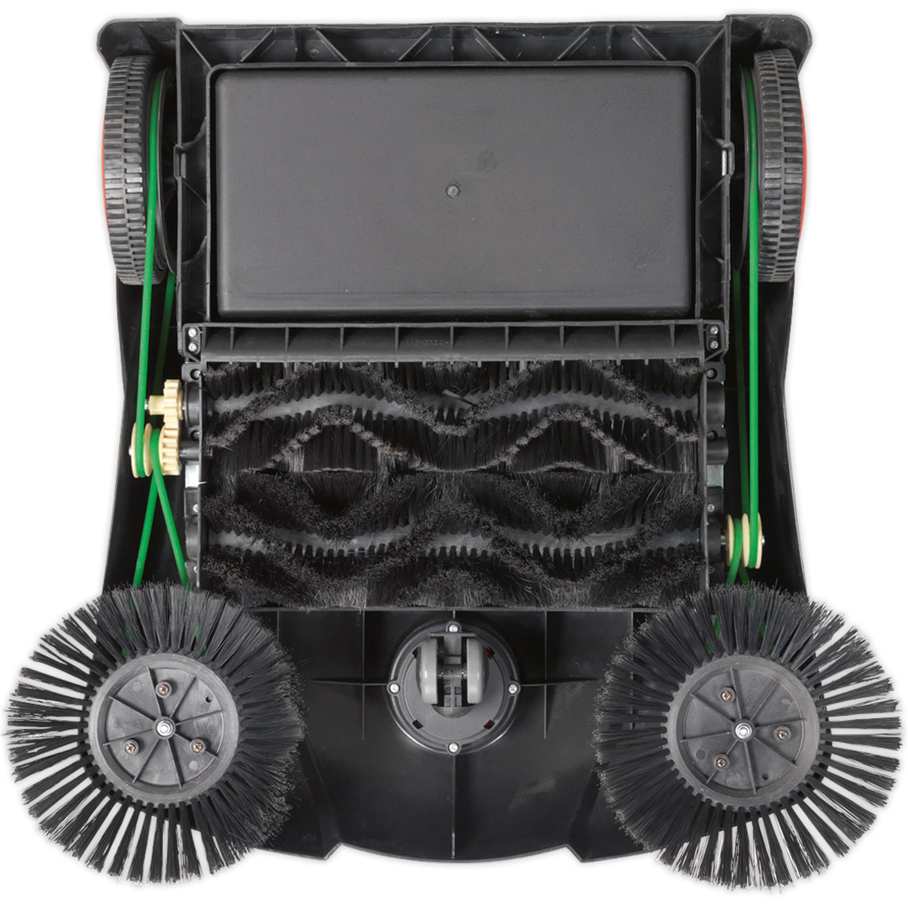 Sealey Floor Sweeper 800mm 4-Brush System With two side brushes