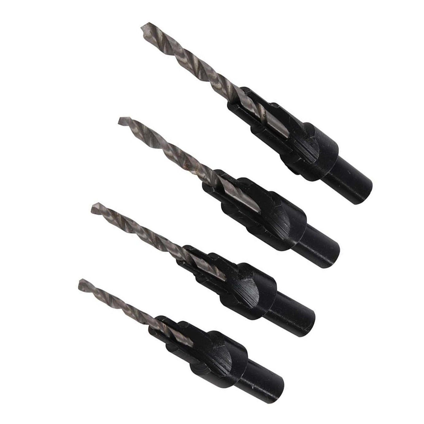 4Pc Screw Sink Set Pilot Clearance Countersink Hss Hole Digger Quality