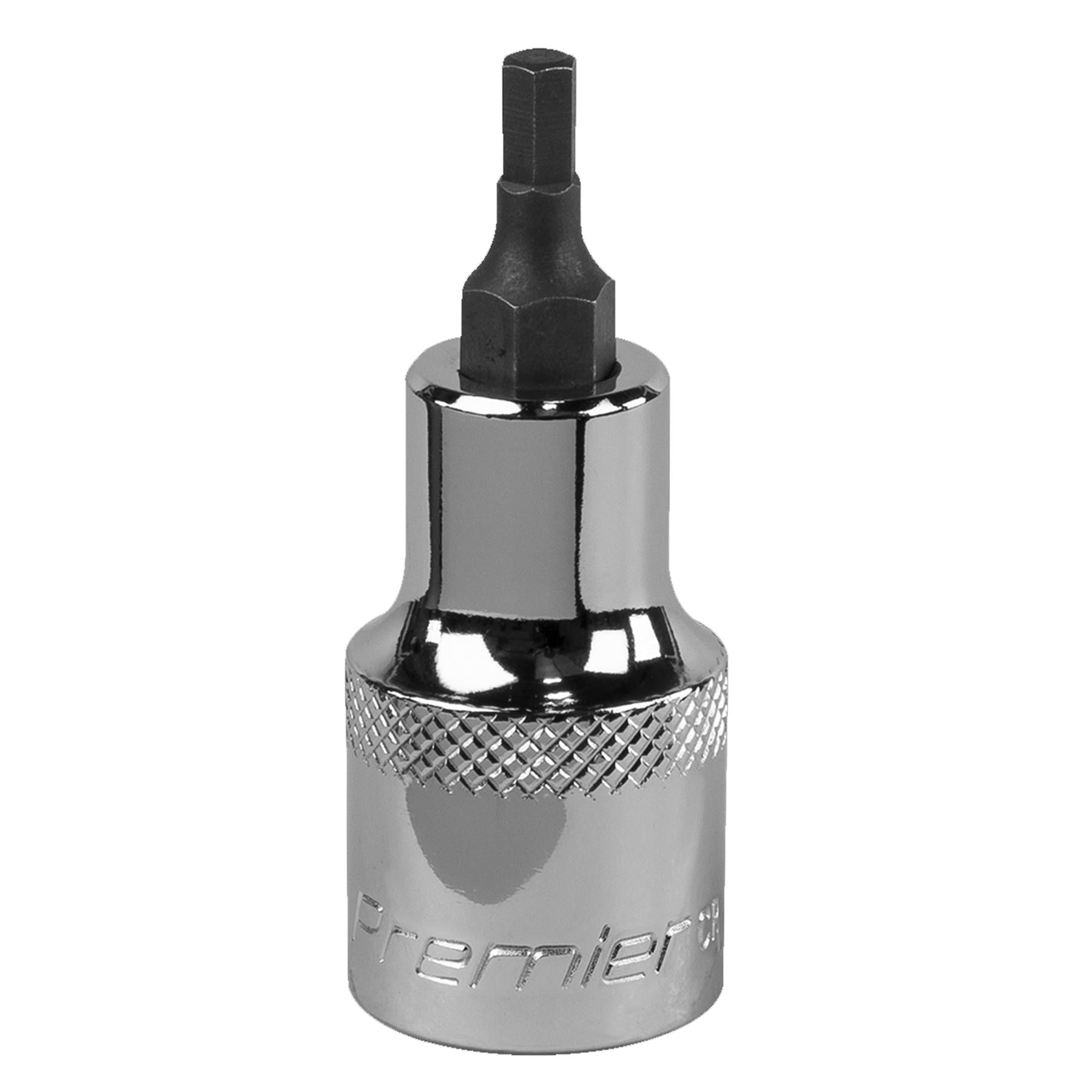 Sealey Hex Socket Bit 4mm 1/2"Sq Drive  Premier Hand Tools,