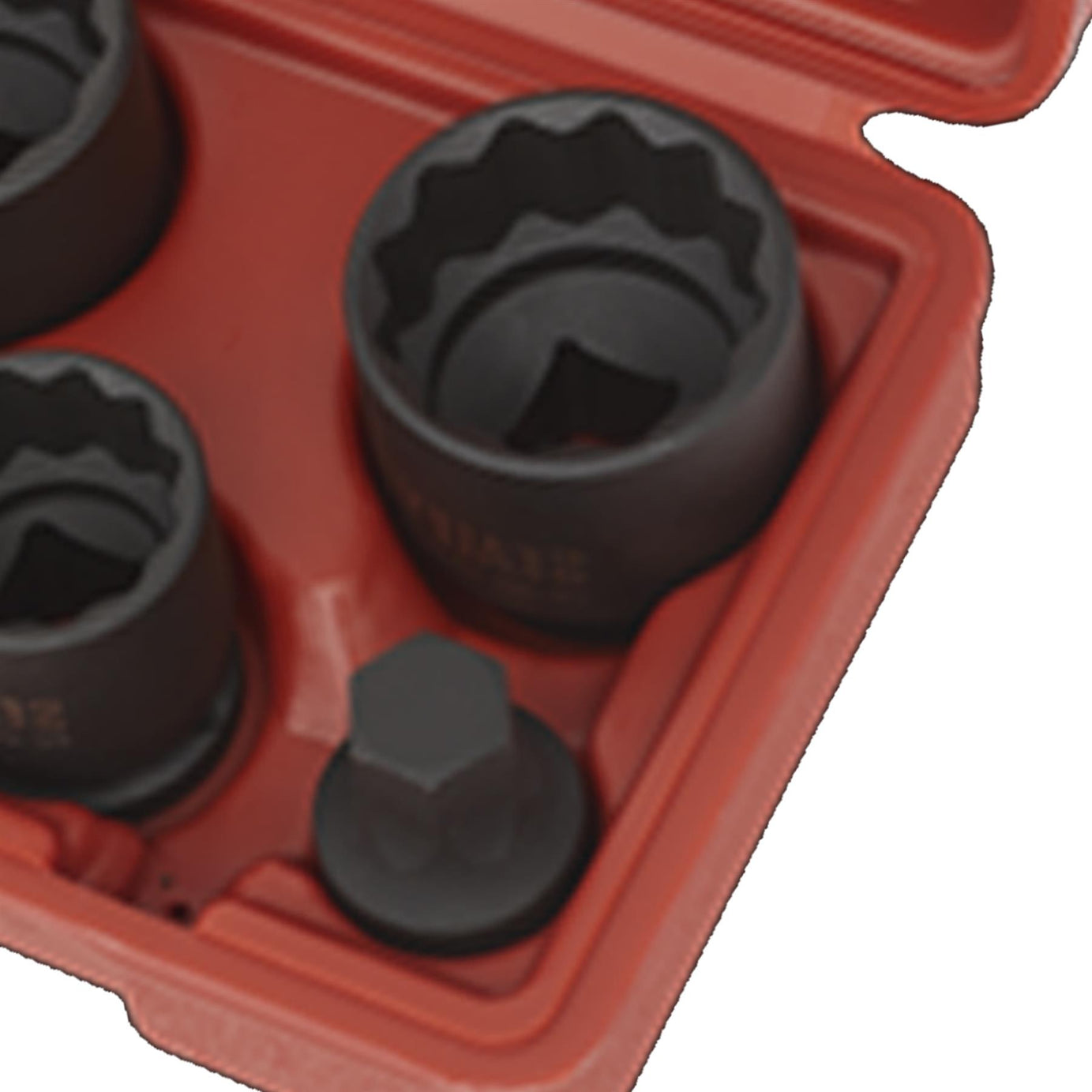 Sealey Impact Hub Socket & Socket Bit Set 5pc 12-Point 1/2"Sq Drive