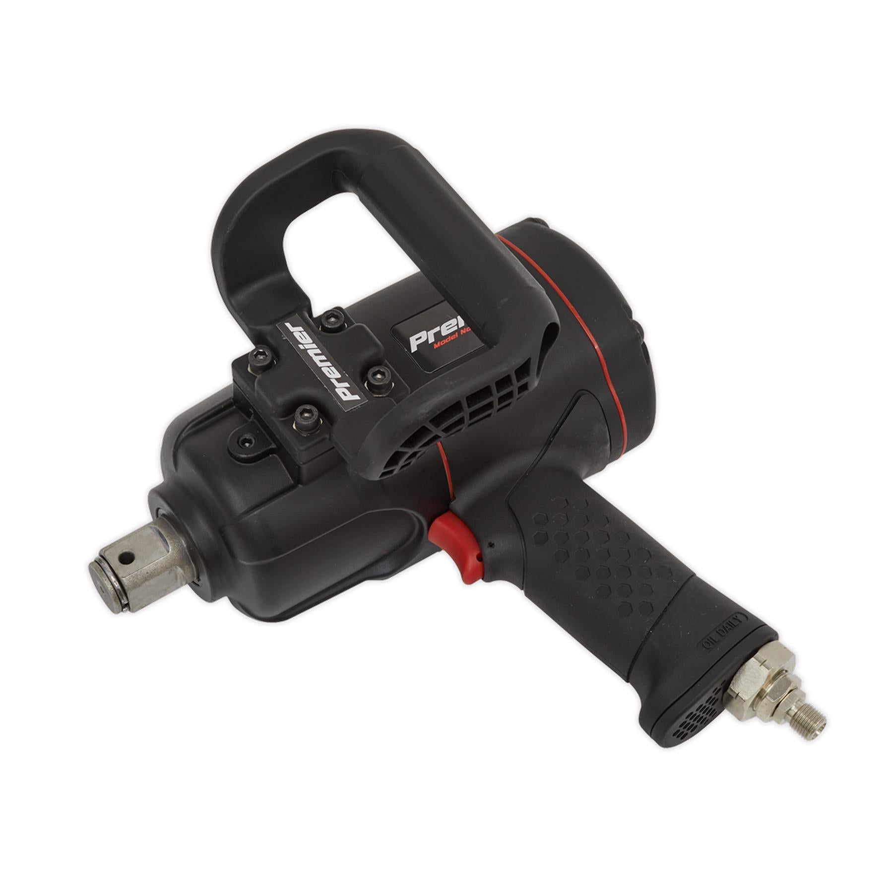 Sealey Air Impact Wrench 1"Sq Drive - Twin Hammer Lightweight Handling Heavyweight Power