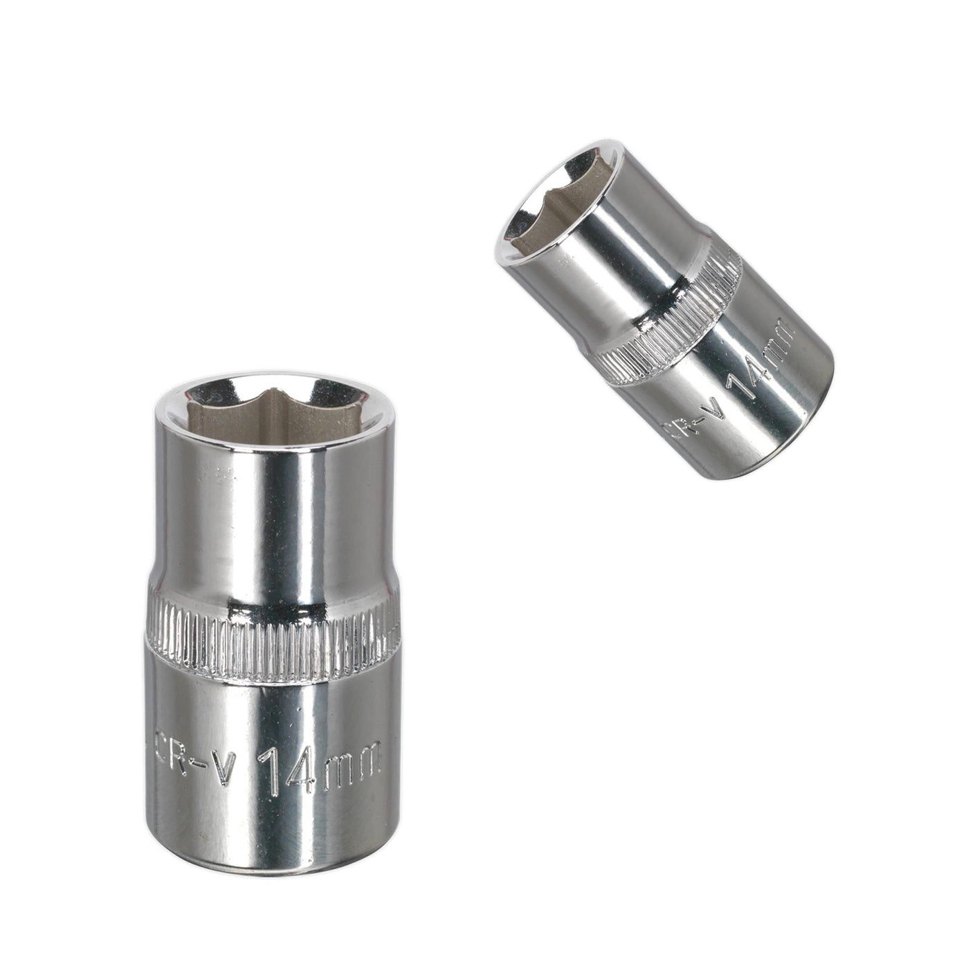 Sealey WallDrive Socket 14mm 1/2"Sq Drive Fully Polished