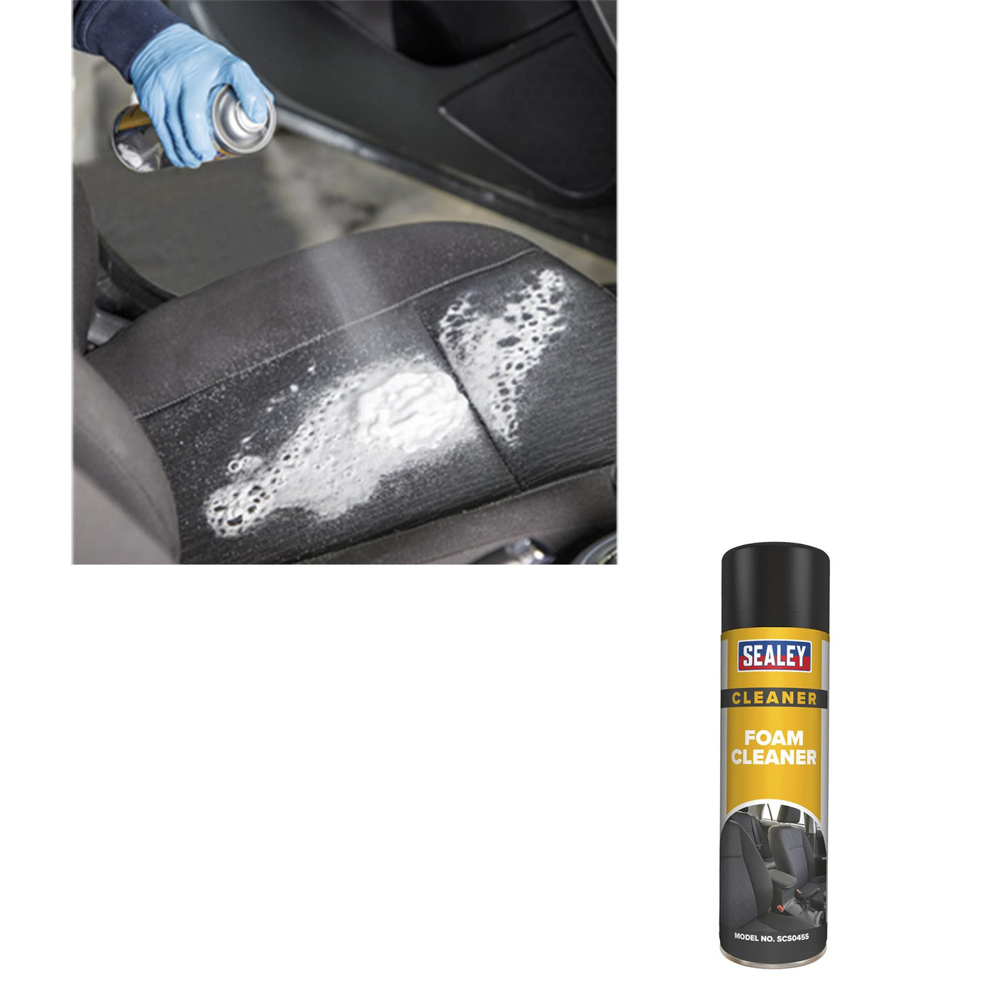 Sealey Foam Cleaner Multipurpose 500ml Single