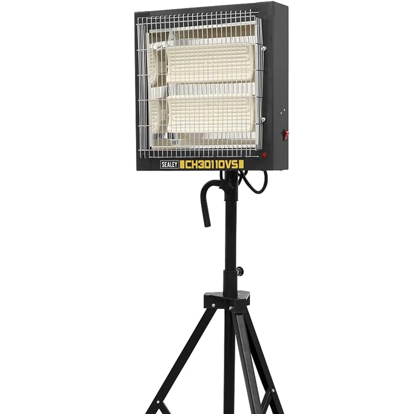 Sealey Ceramic Heater with Telescopic Tripod Stand 1.2/2.4kW - 110V
