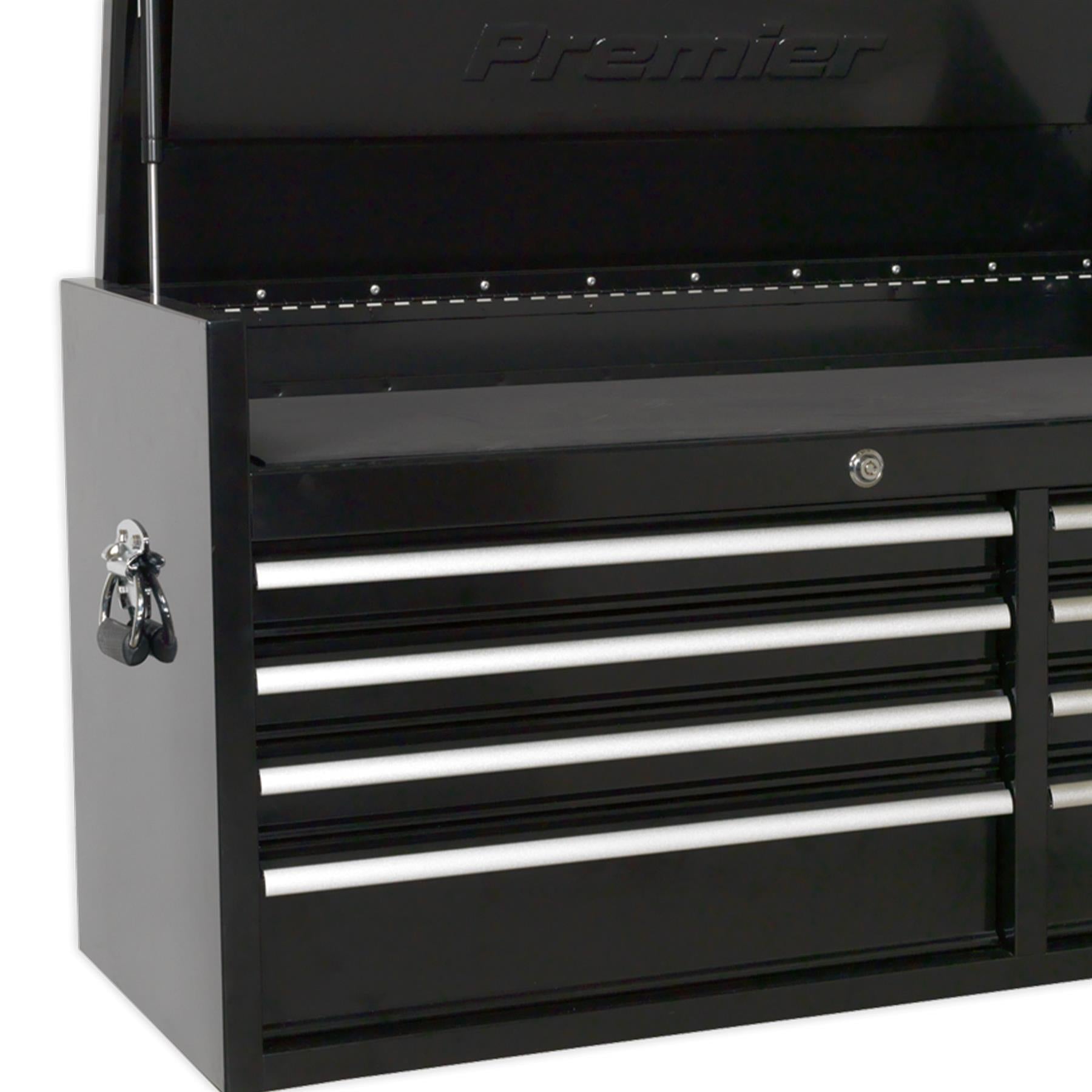 Sealey Topchest 8 Drawer 1040mm Heavy-Duty Black