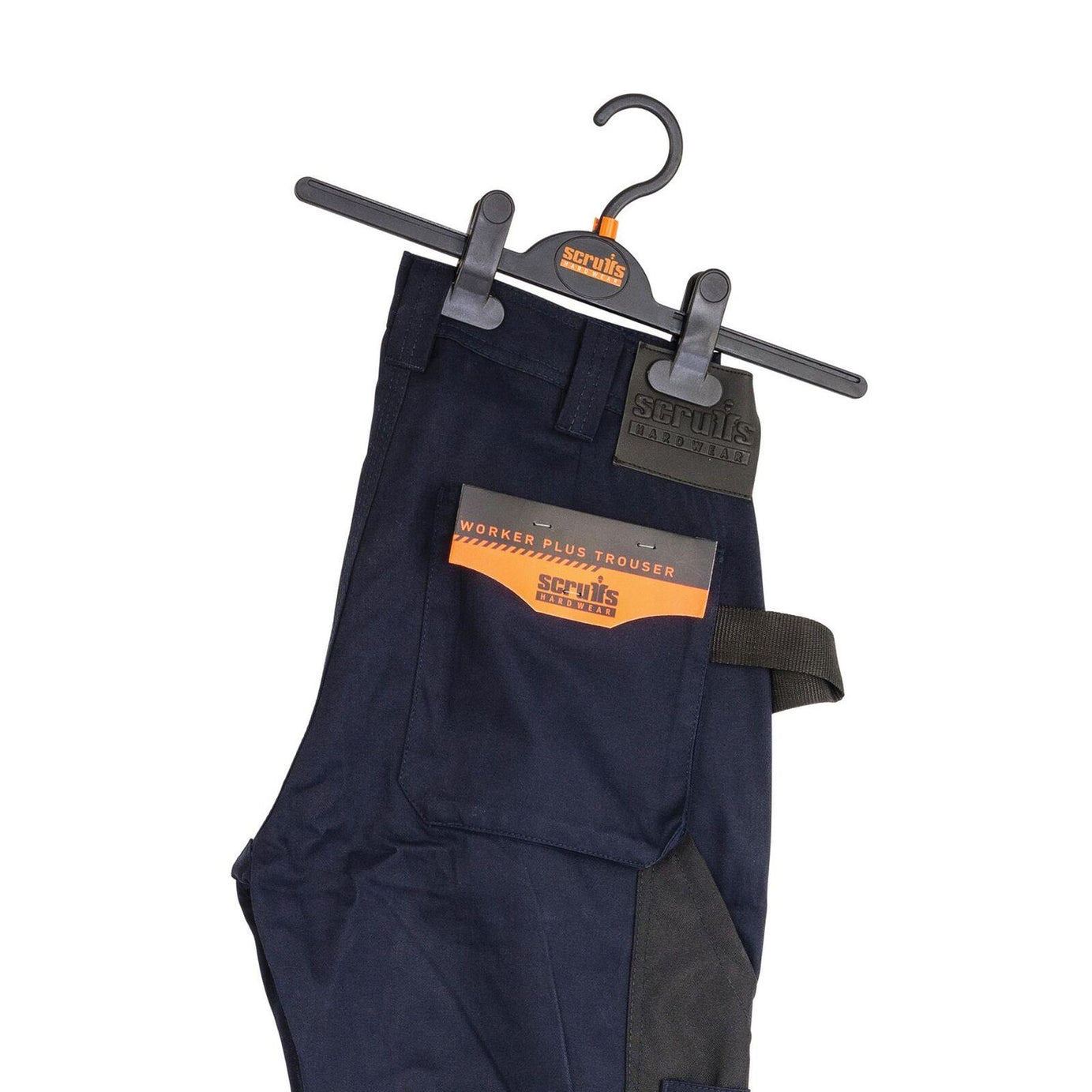 Scruffs Worker Plus Work Trousers 32R Navy Cargo Combat Hard Wearing Trouser