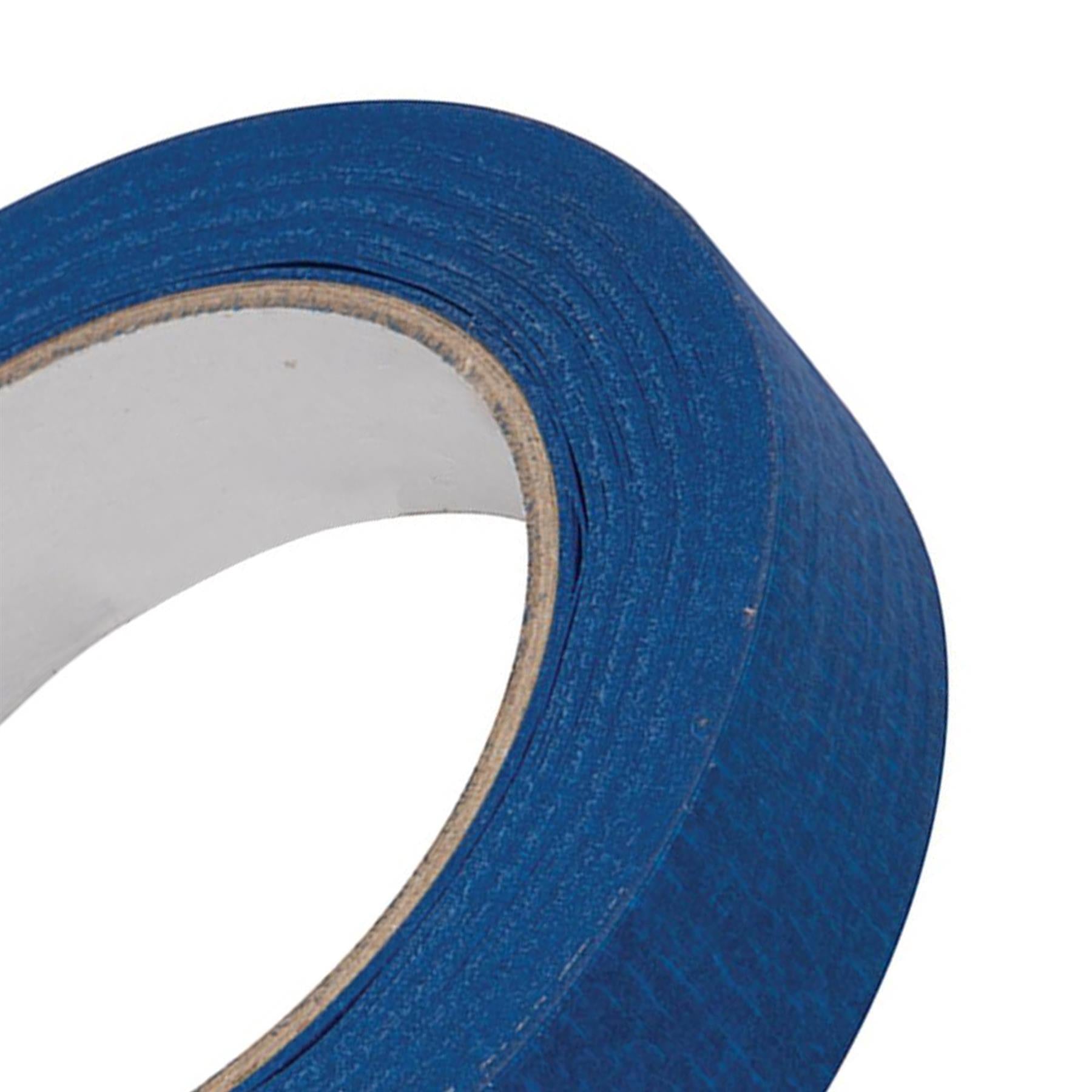 Blue Masking Tape Clean Peel UV Resistant Painters/Decorators 24mm x 50m 4 Rolls