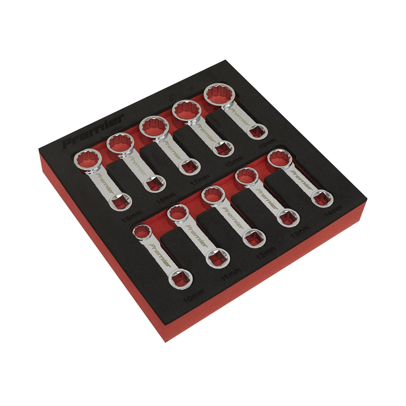 Sealey Torque Adaptor Spanner Set 10pc 3/8"Sq Drive - Metric