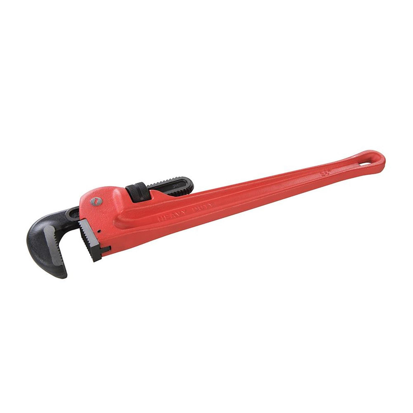 Heavy Duty Pipe Wrench 610mm/24" Corrosion-Resistant & Rippled Powder Coating