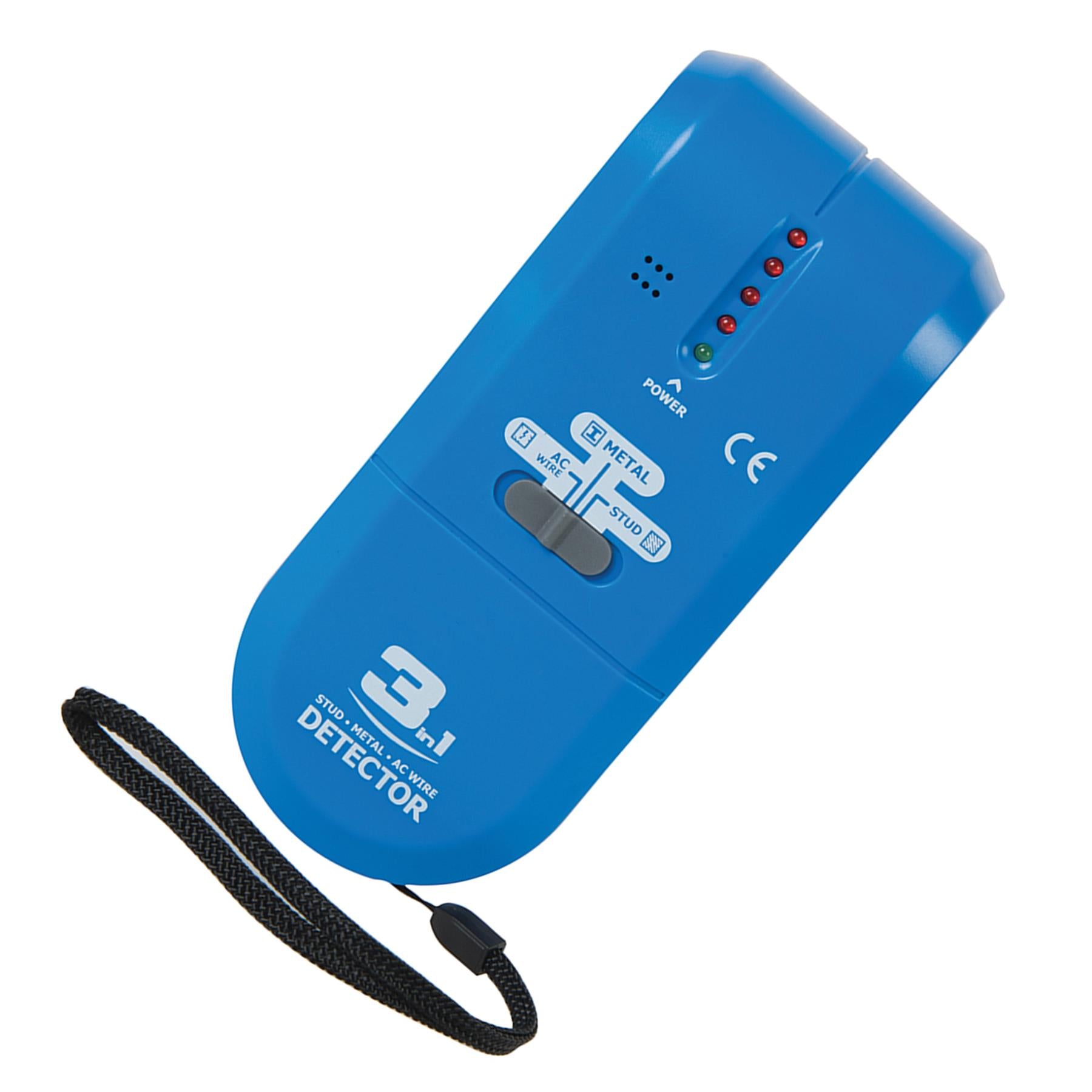 3 In 1 Detector Detects Studs Joists Live Wires Metal Objects Self Calibrating