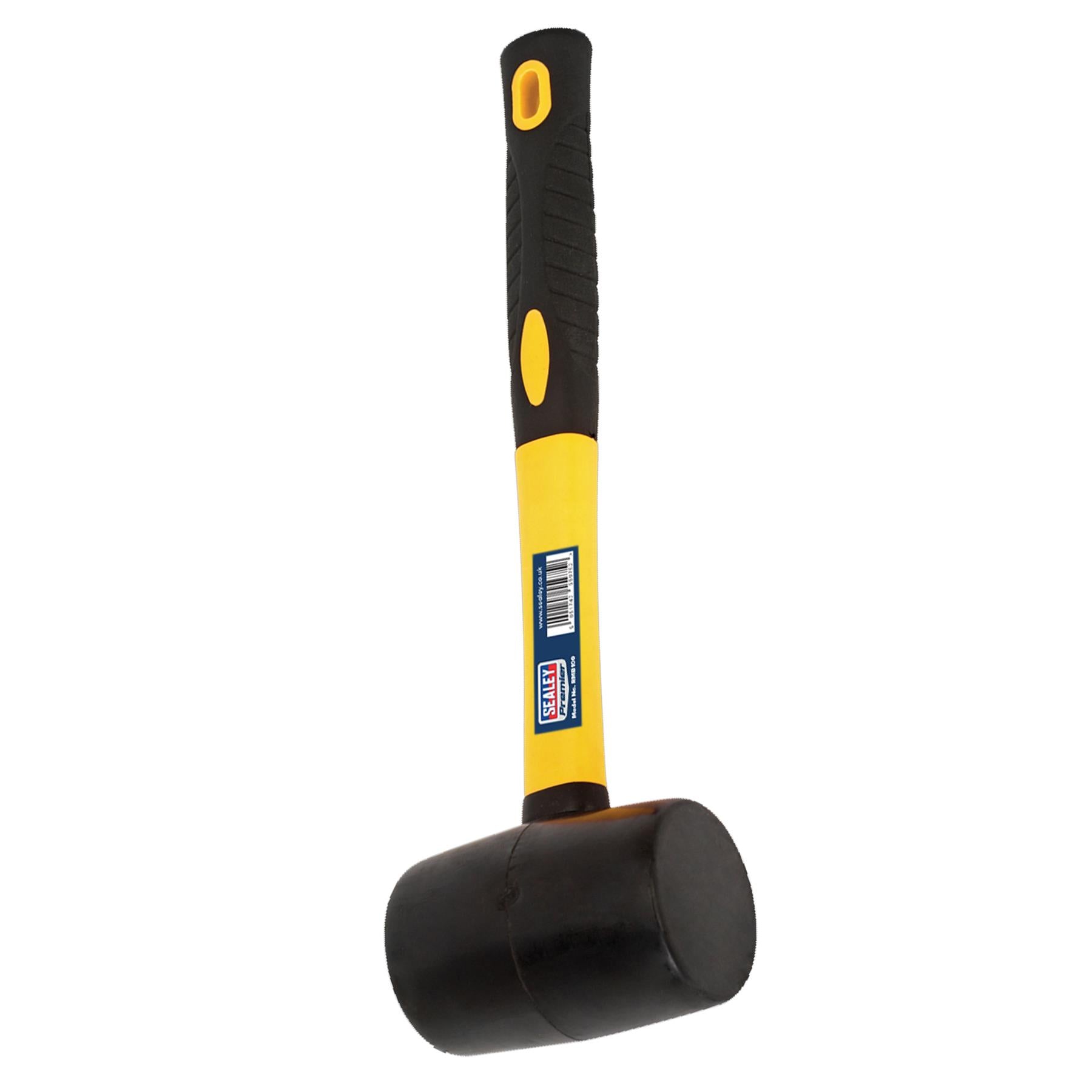 Sealey Rubber Mallet 1lb with Fibreglass Shaft