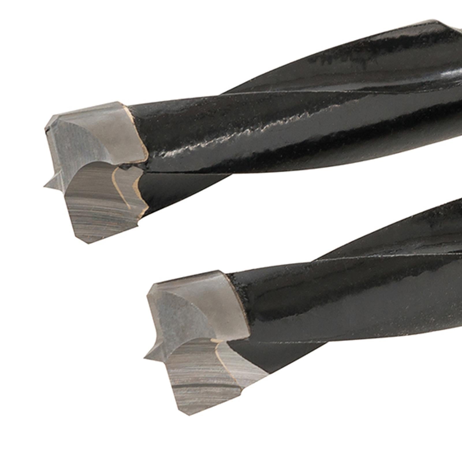 Dowel Jointer Bits 2Pk 12mm 710W Dowelling Jointer Twin-Fluted Hard Steel Shank