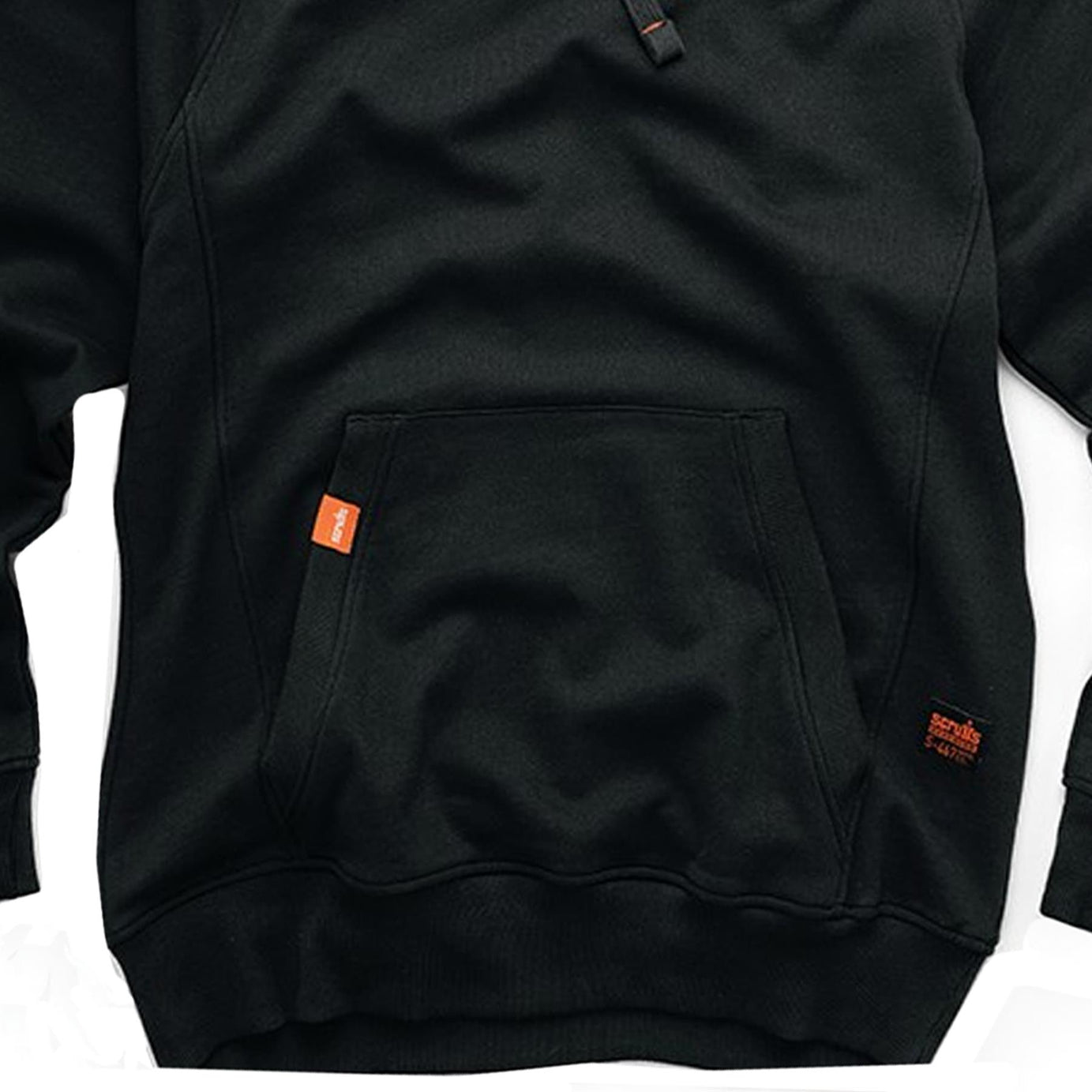 Scruffs Eco Hoodie Trade Work Hoodie Black Men's Hooded Jumper XXL