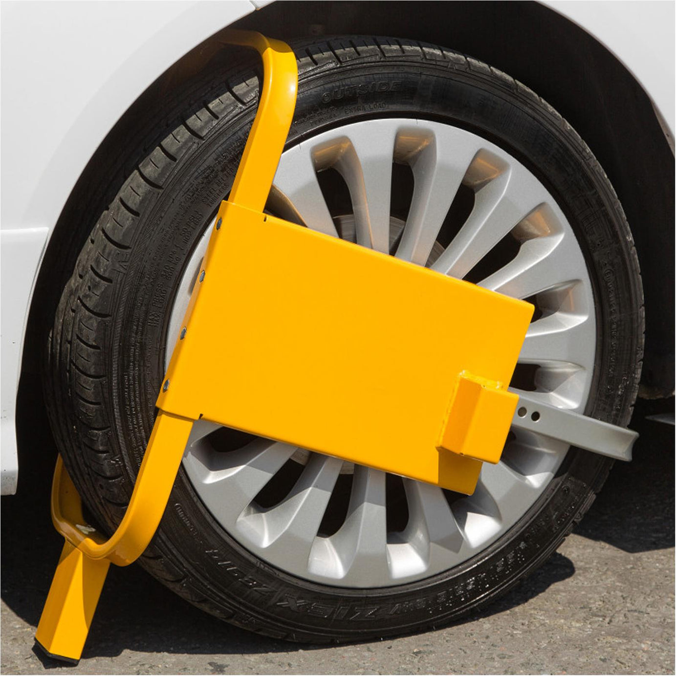 Heavy Duty Wheel Lock Security Clamp Car Van Caravan Motorhome BlueSpot 2 Keys