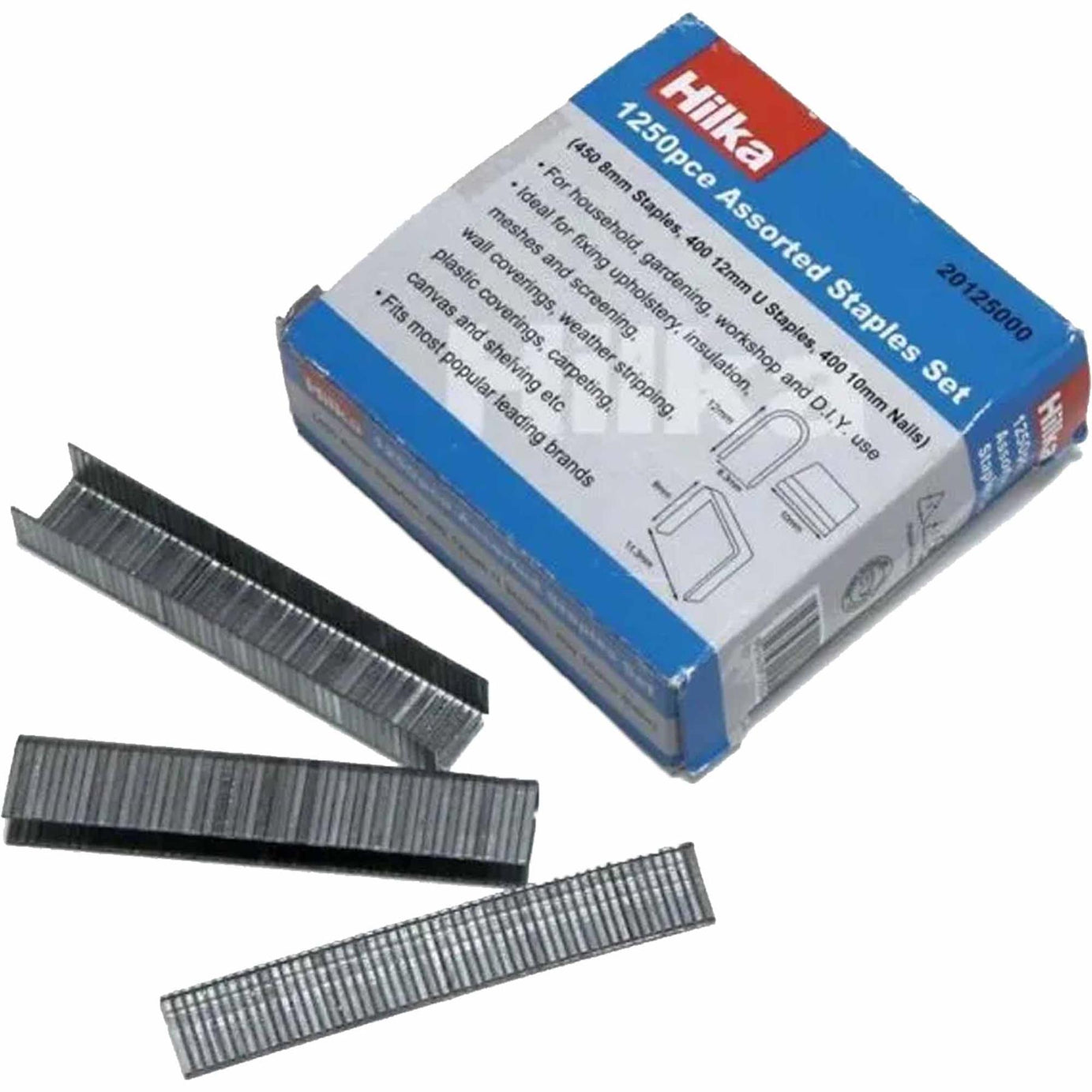 Hilka 1250 Assorted Staples