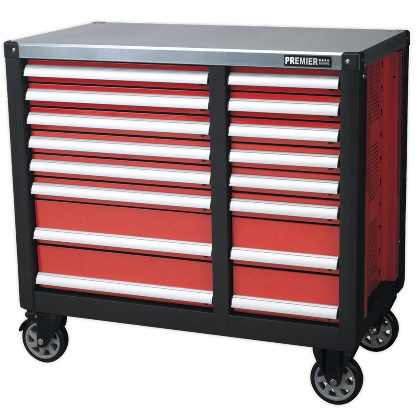 Sealey Mobile Workstation 16 Drawer with Ball-Bearing Slides