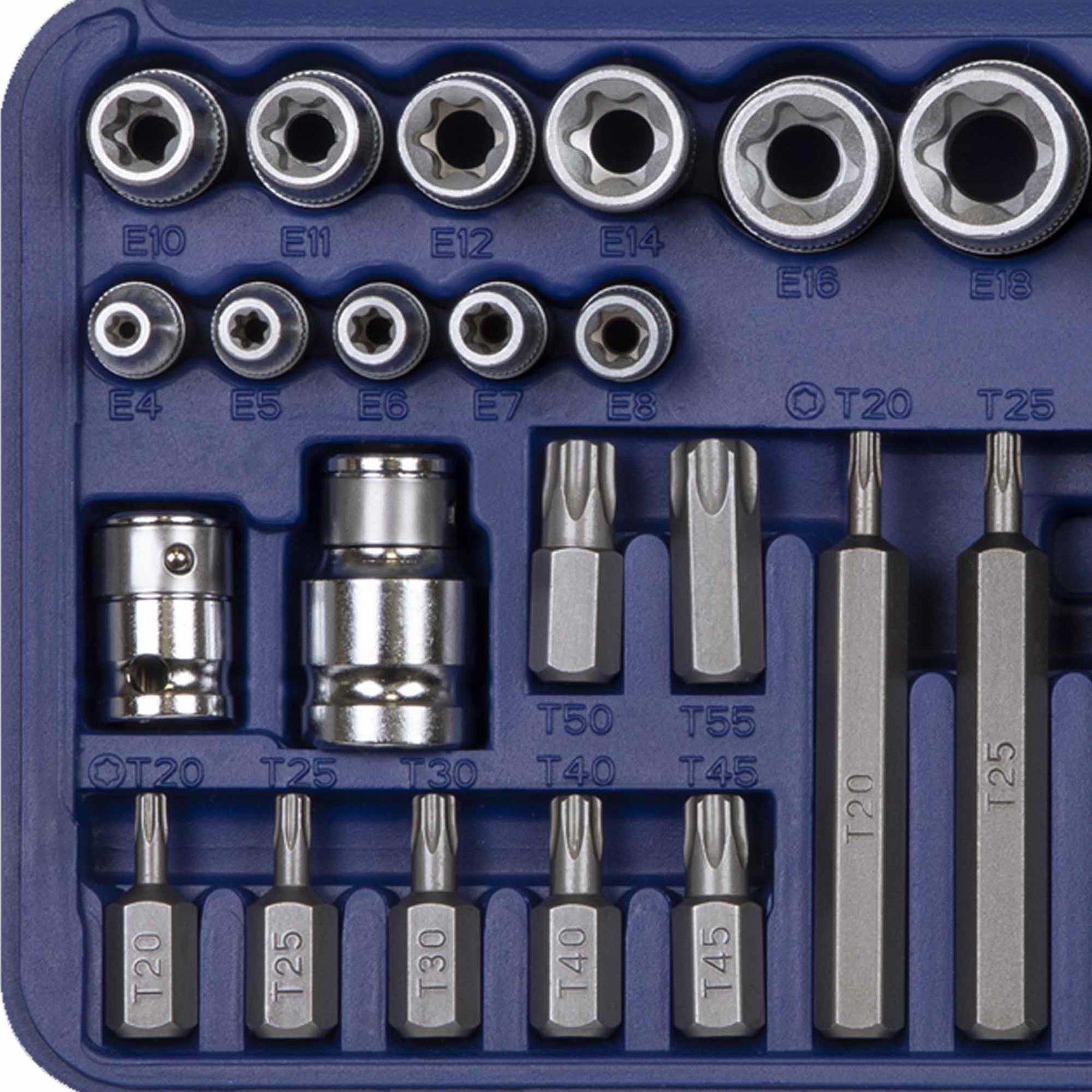 TRX-Star* Socket & Bit Set 30pc 1/4", 3/8" & 1/2"Sq Drive Sealey