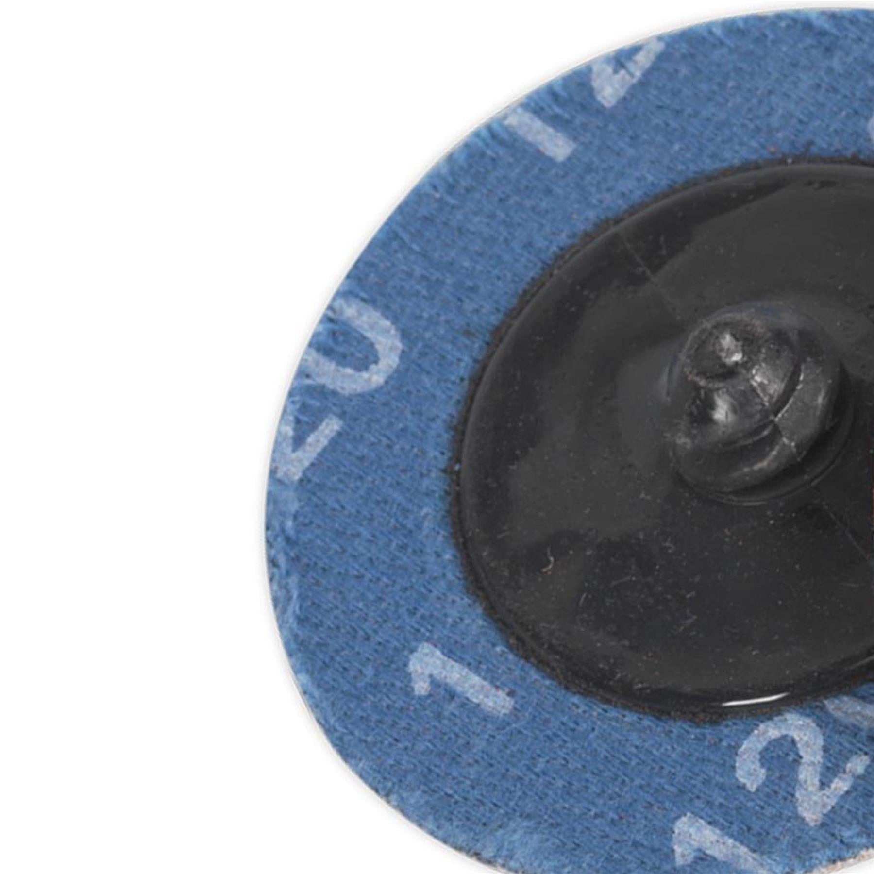 Sealey Quick-Change Sanding Disc 50mm 120Grit Pack of 10