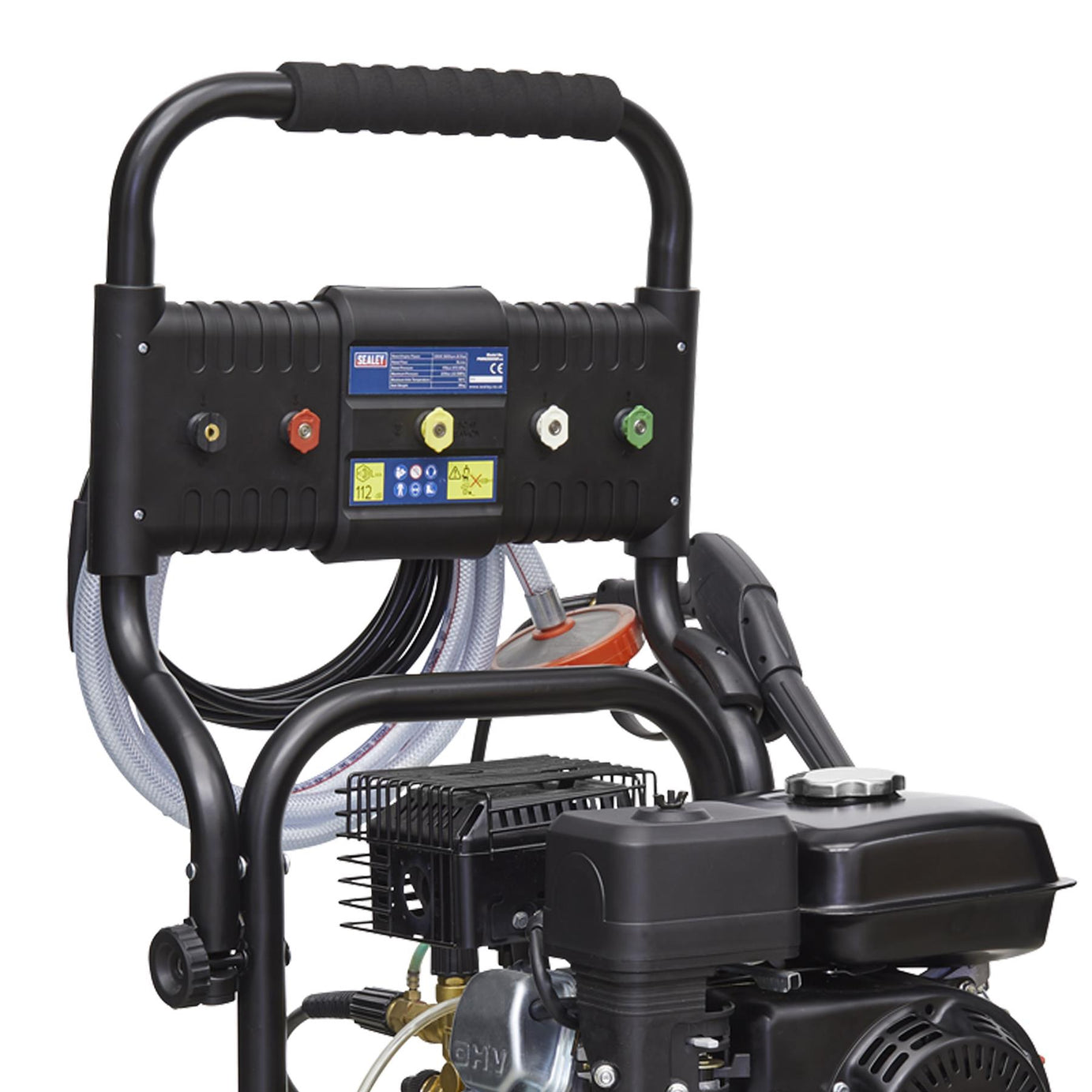 Sealey Pressure Washer 220bar 540L/hr Self-Priming 6.5hp Petrol