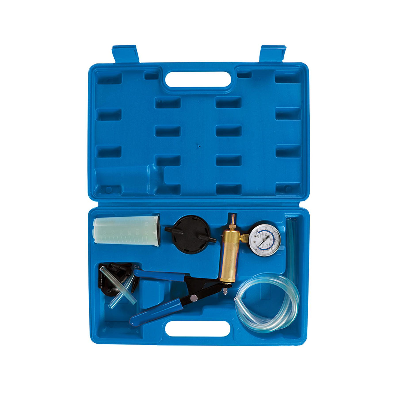 Vacuum Tester & Brake Bleeding Kit 16Pc Vacuum Pump With EasyTo Read Vacuum Gauge