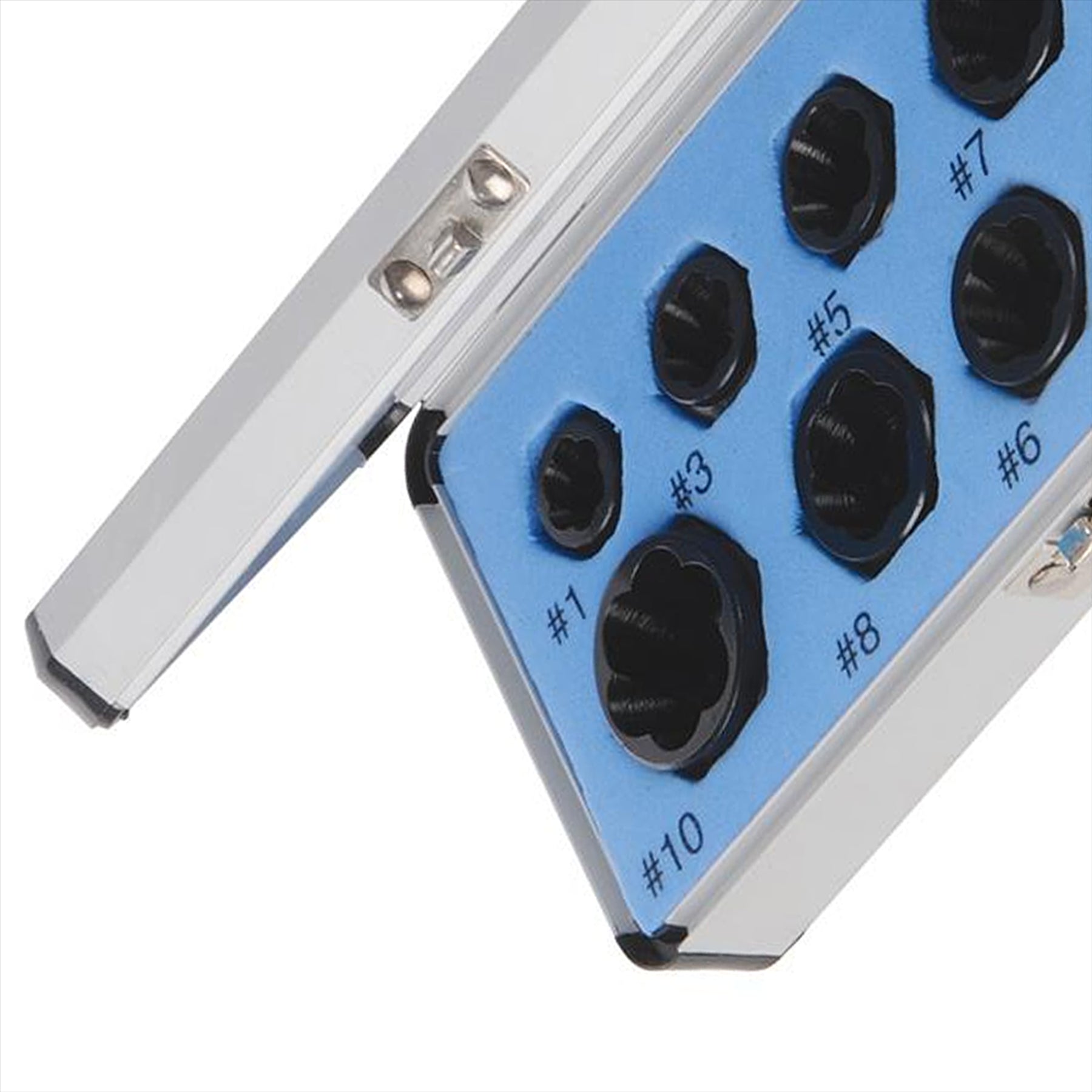 Spiral Cut Teeth Damaged Bolt Remover Set 10pcs Screw Heads And Studs Remover 9-19mm Head Fitter