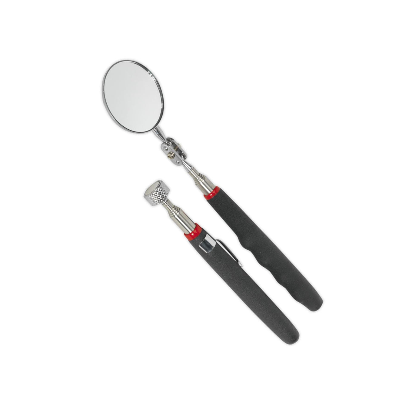 Sealey Telescopic Magnetic Pick-Up Tool & Inspection Mirror Set 2pc