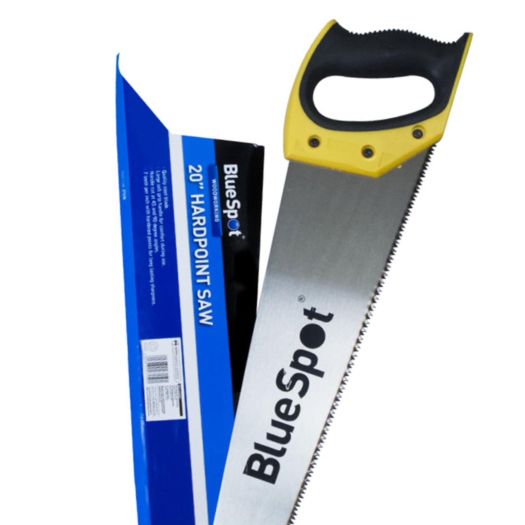 BlueSpot 500mm / 20" HAND SAW Wood Carpentry 8 TPI Sharpoint Hard point NEW
