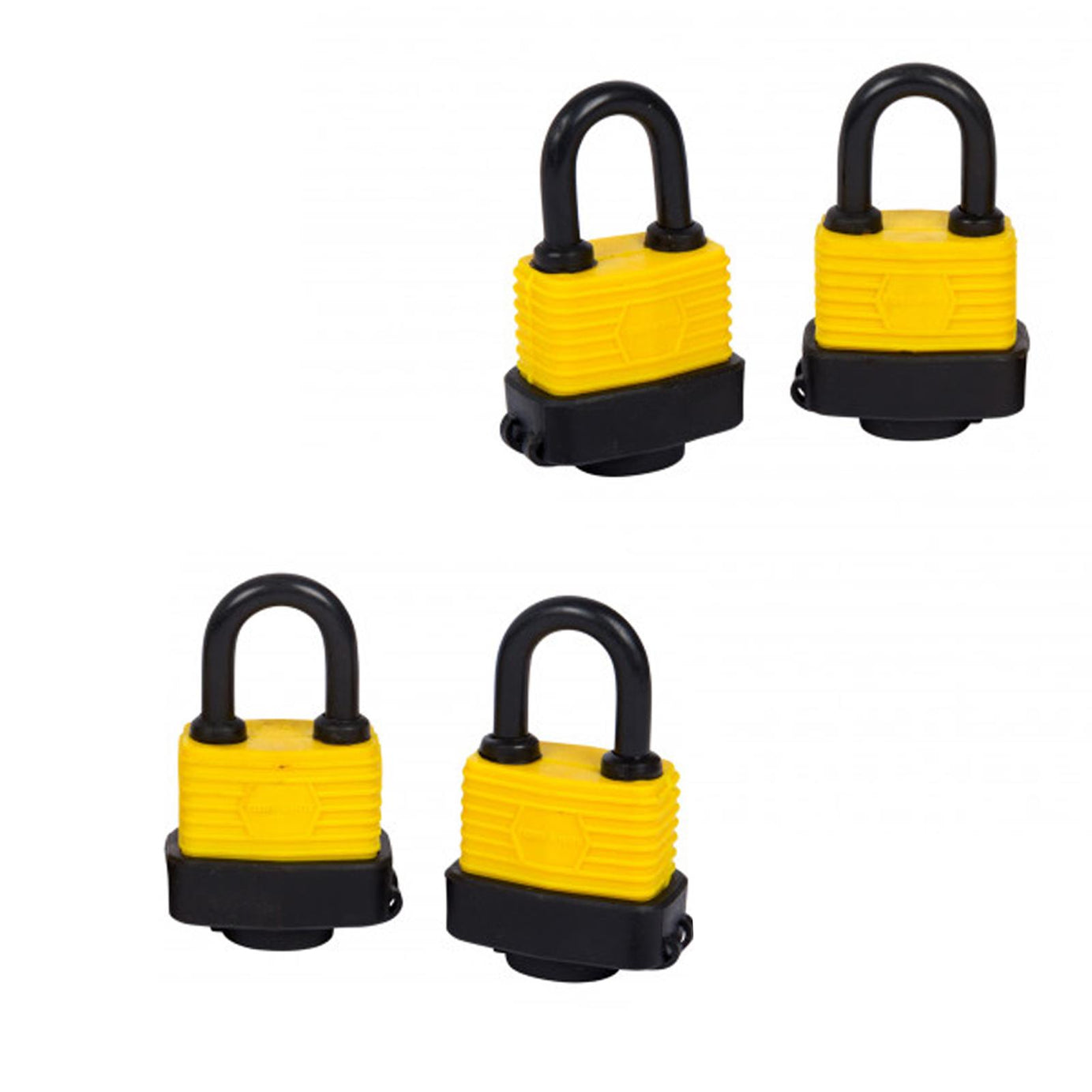 BlueSpot 4 Padlocks Same Key water resistant Padlocks Keyed Alike ShedLock