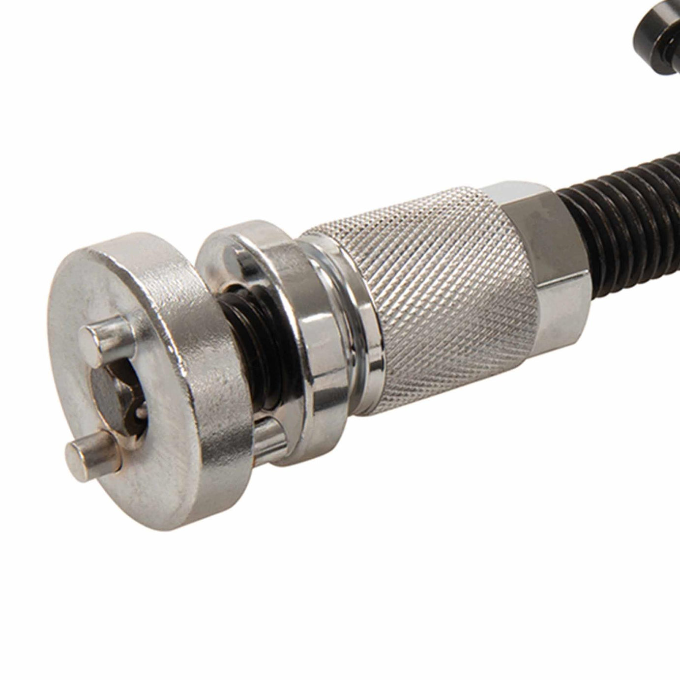 Brake Piston Wind-Back Tool Chrome Plated Double End Includes 2-Sided Adaptor