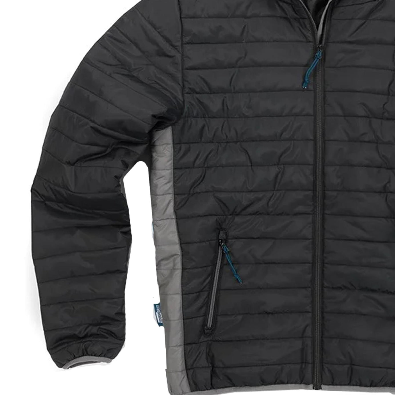 Tough Grit 2-Tone Trade Tech Windproof Jacket Coat Black/Charcoal L