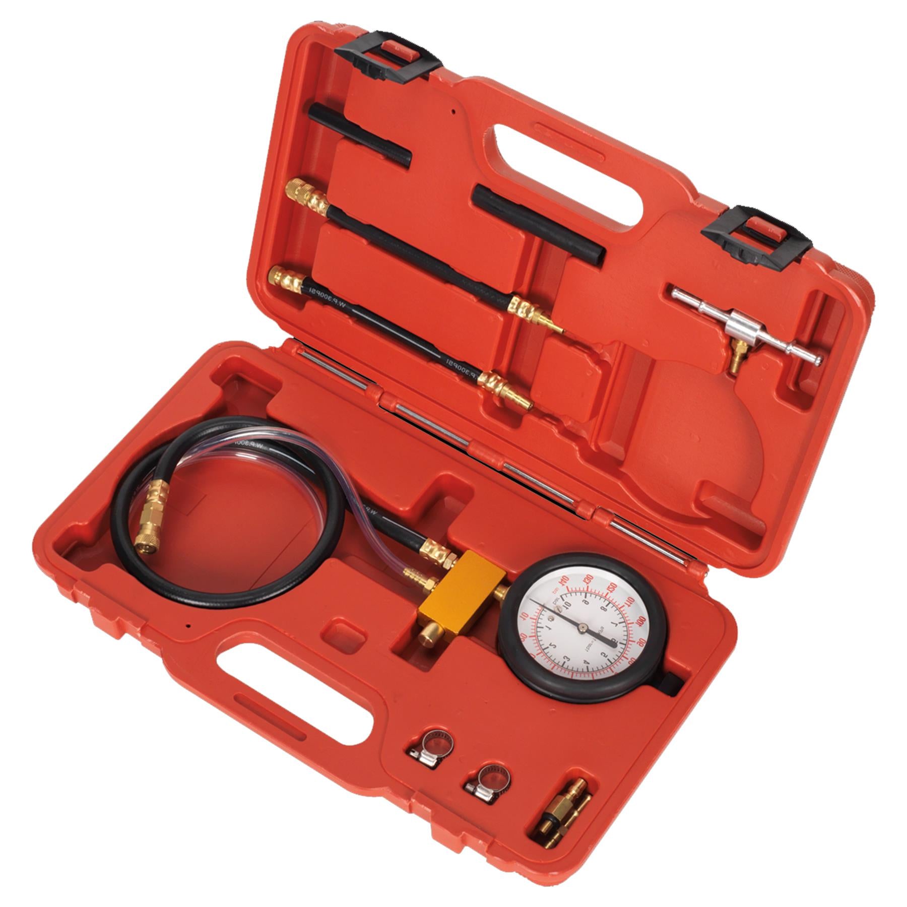 Sealey Fuel Injection Pressure Test Kit - Test Port Injection Systems