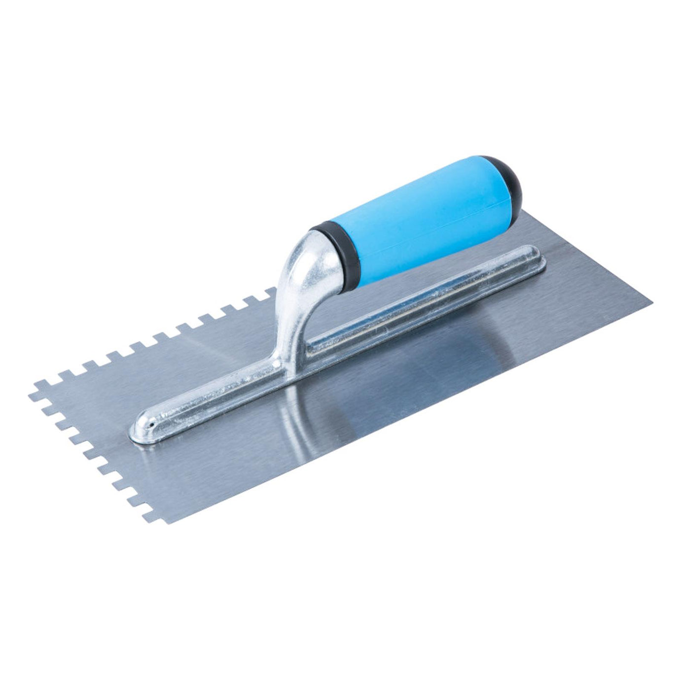 BlueSpot 11" 280mm Tilers Floor 6mm Square Notch Adhesive Stainless Steel Trowel Soft Grip