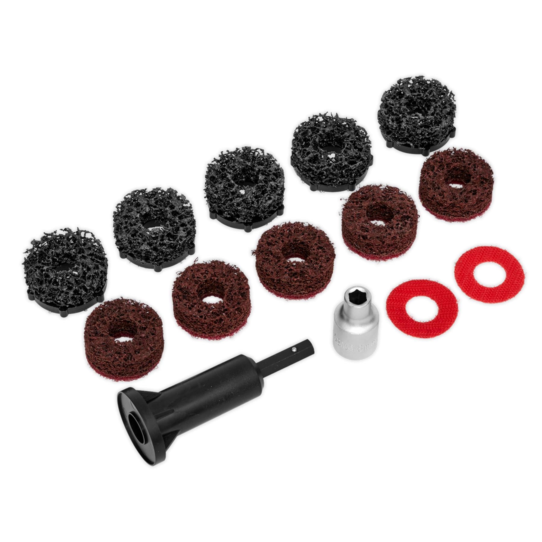 Sealey Stud Hub Cleaner 14pc Cleaning pads VS8002