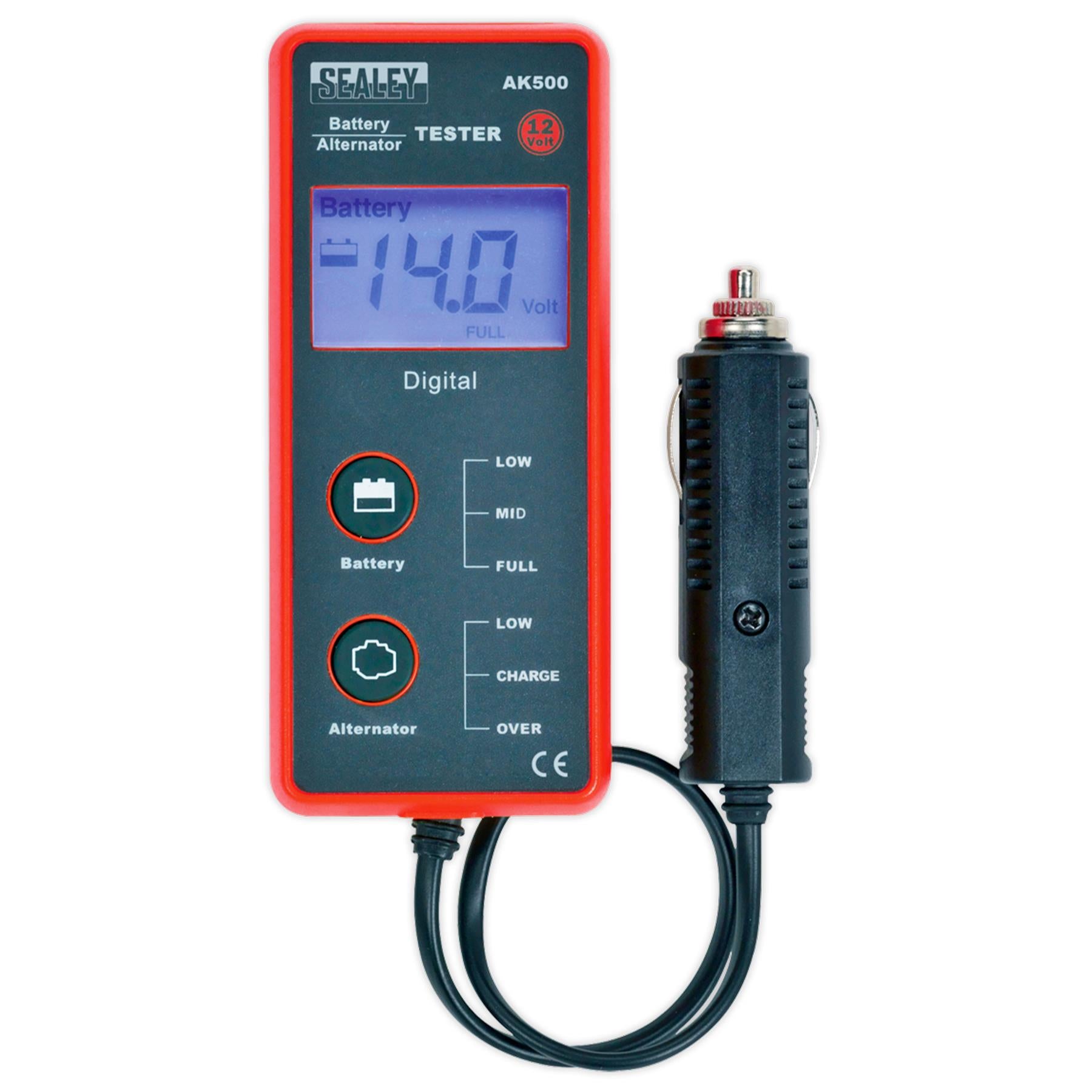 Sealey Car Van Battery Alternator Tester 12 Volt LCD Screen